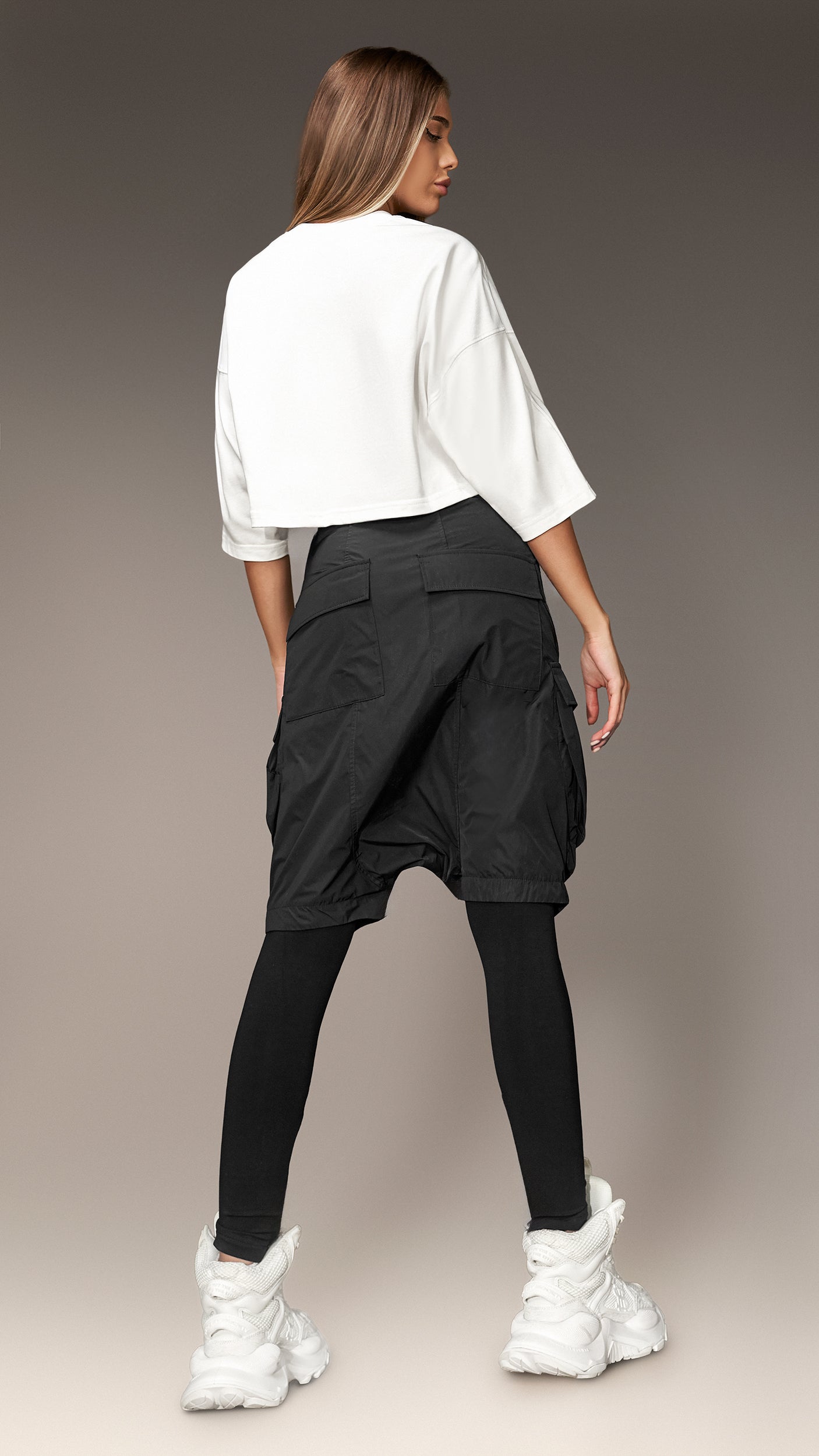 Bermuda Shorts with Leggings - B2992