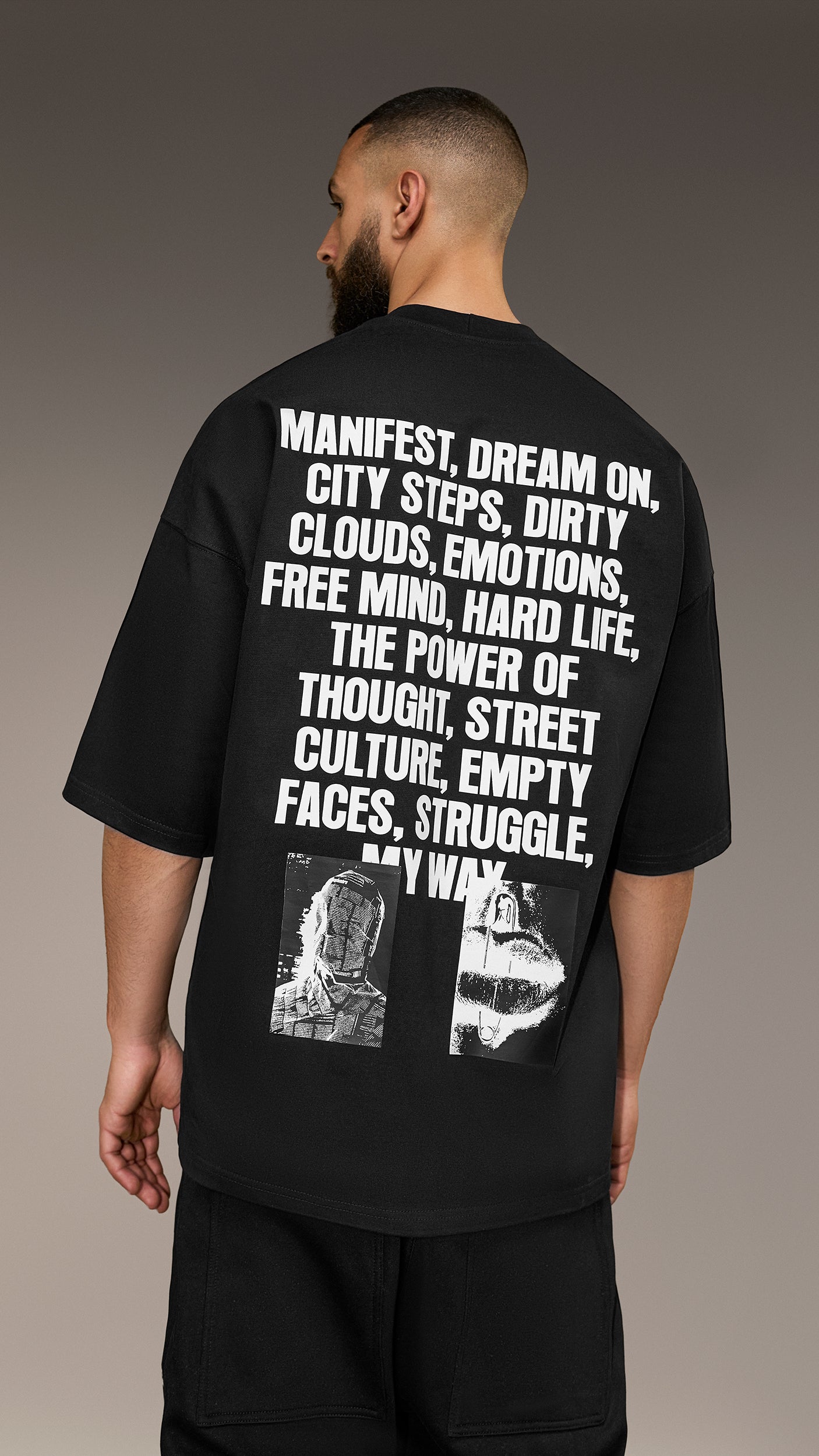 Tricou Oversized Urban Manifest – T16097