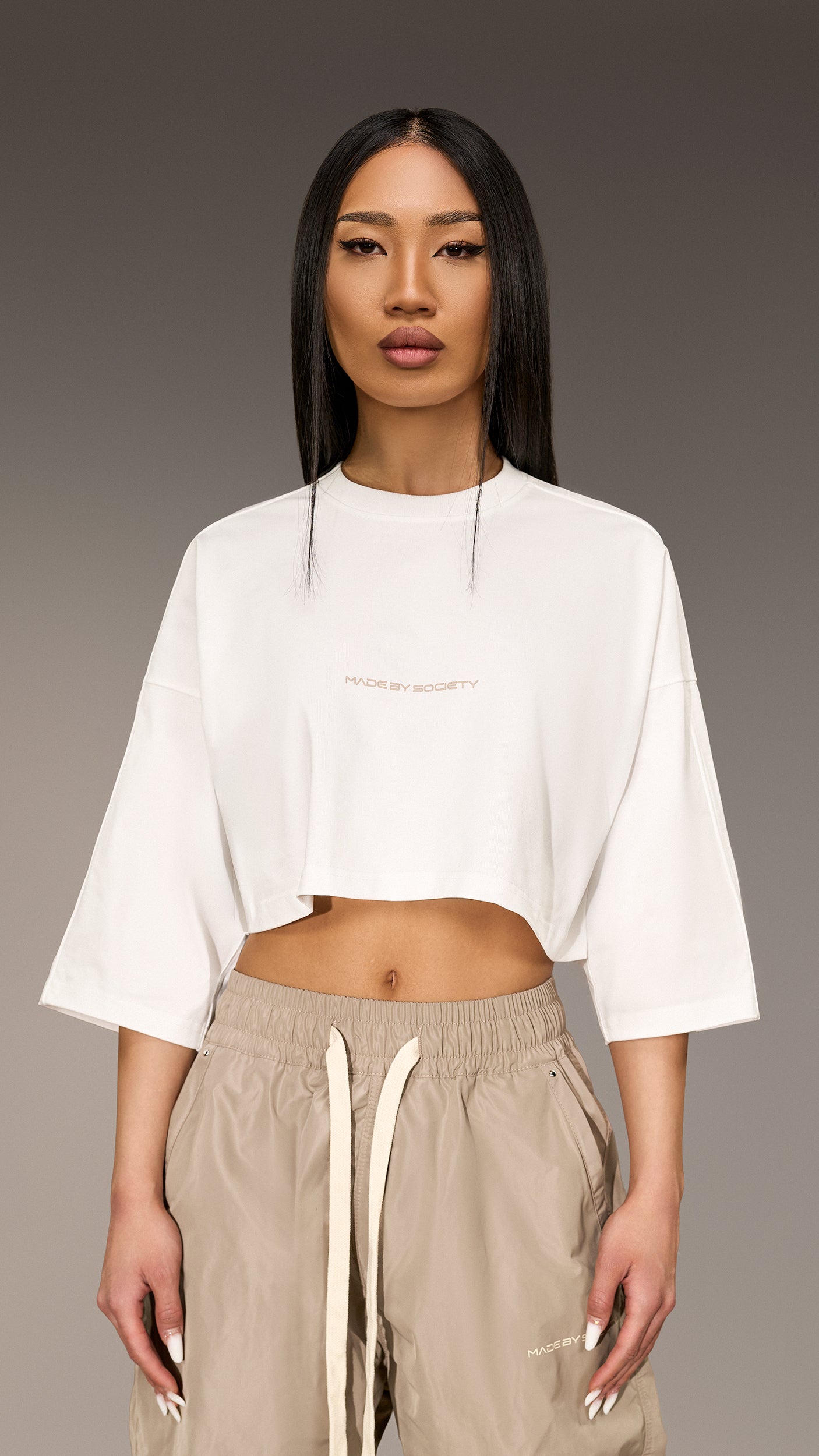 Tricou crop Made by Society - T26223