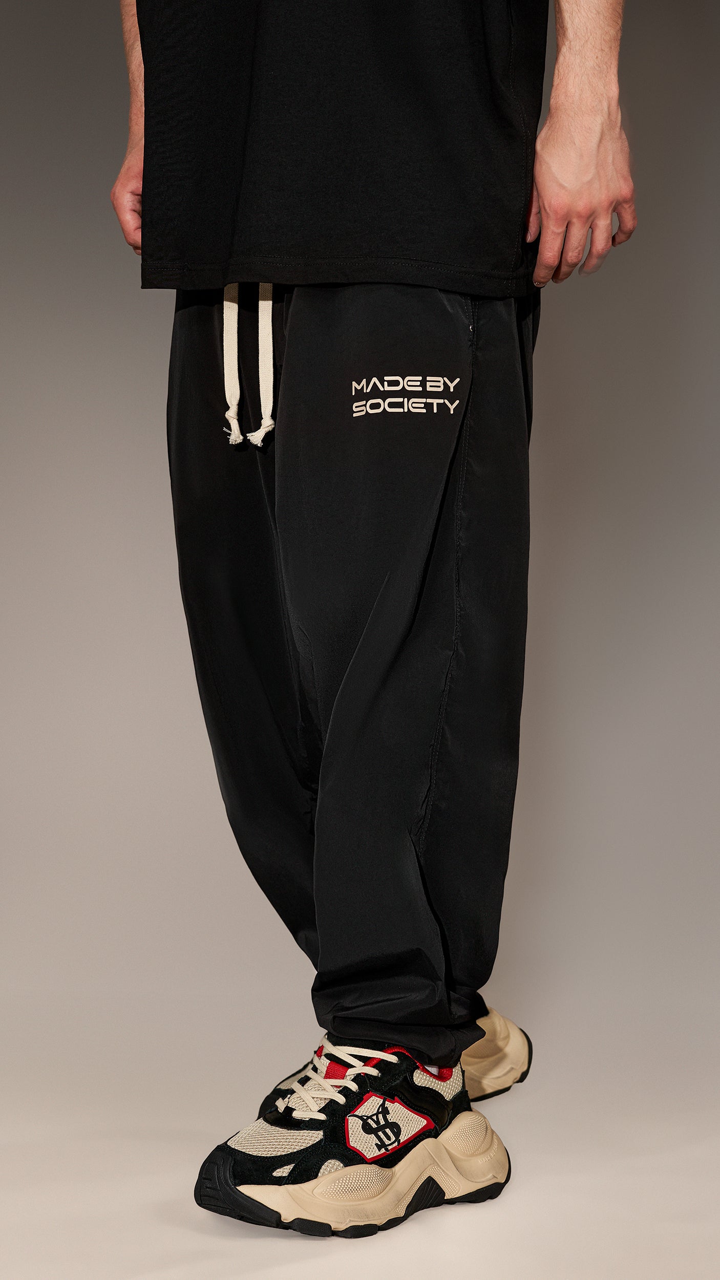 "Made by Society" Black Jogger Pants - P15829