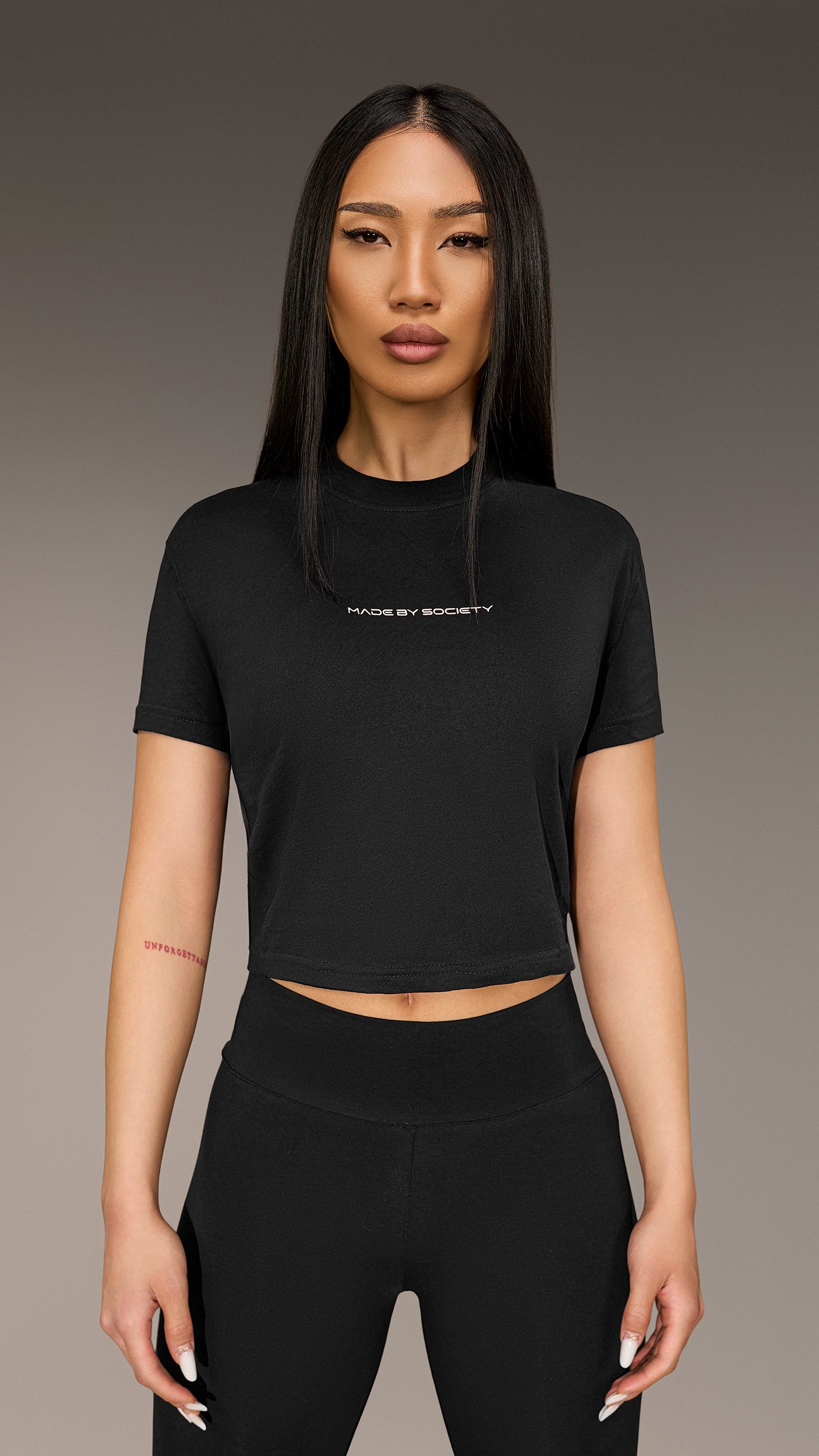 Tricou crop Made by Society - T26192