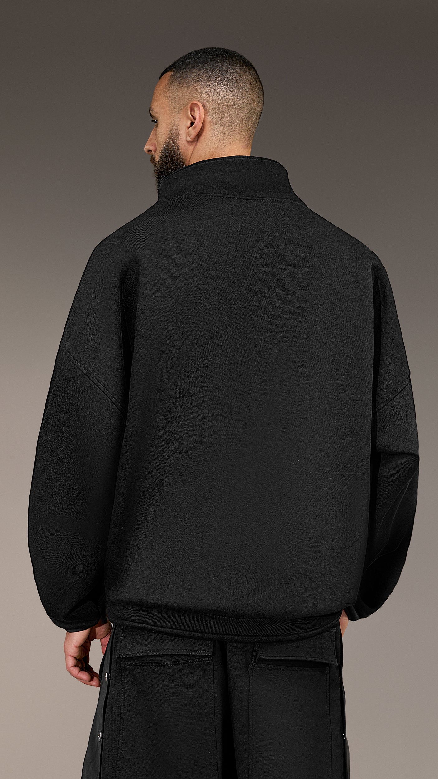 Hanorac "Made by Society" cu capse - H16004