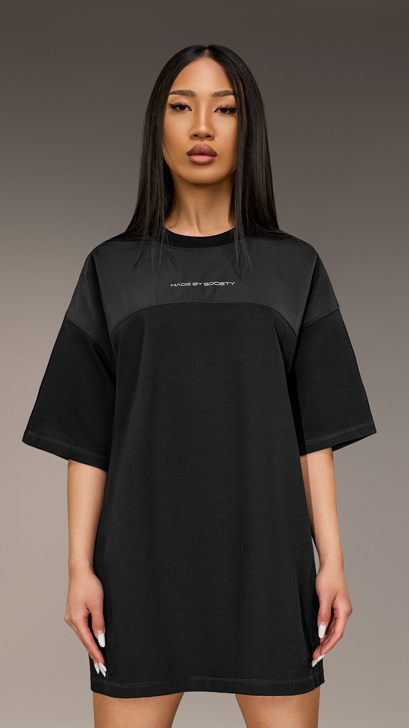 Oversized T-shirt Made by Society - T26219