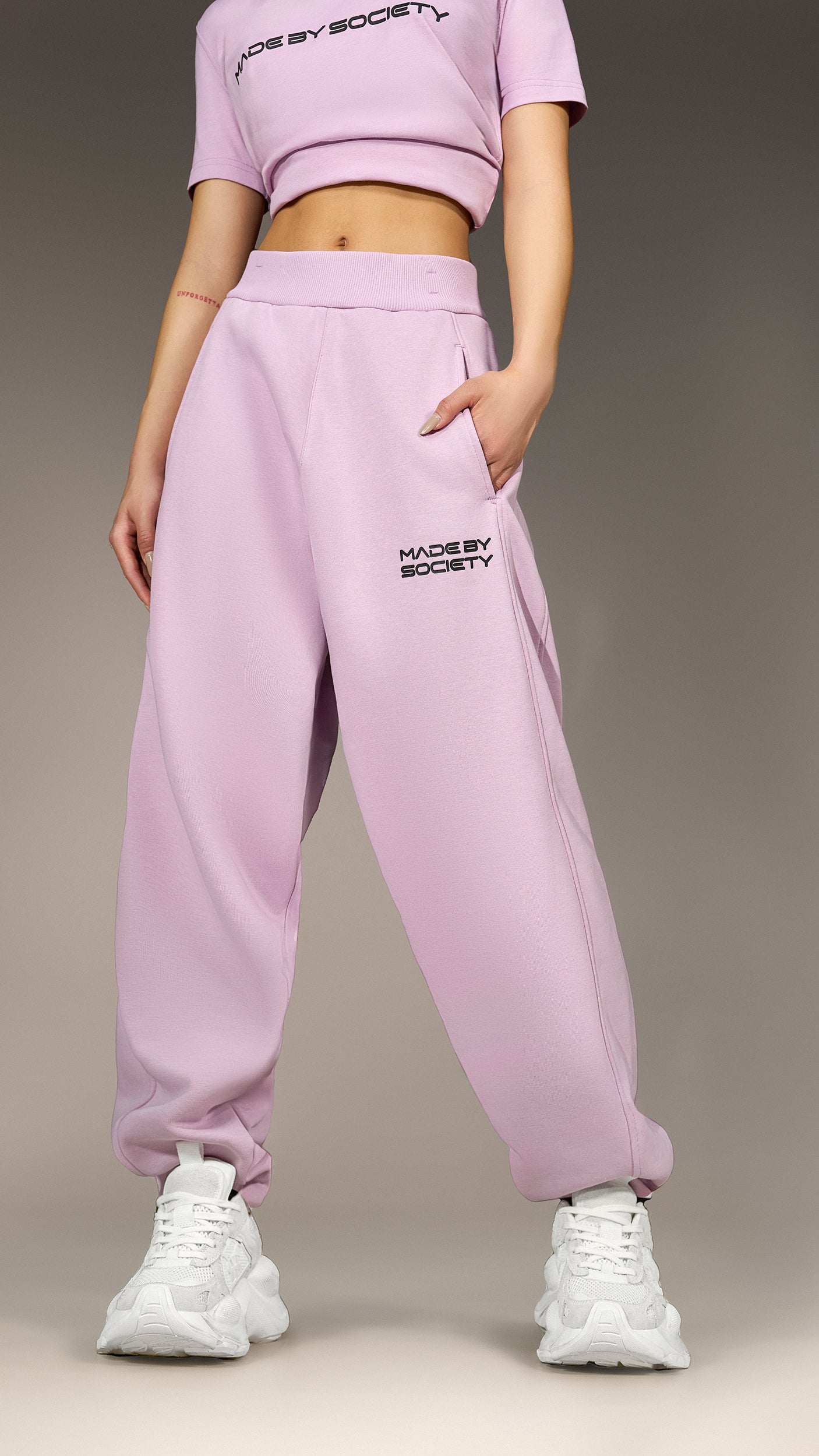 Pantaloni Jogger "Made by Society" - P26077