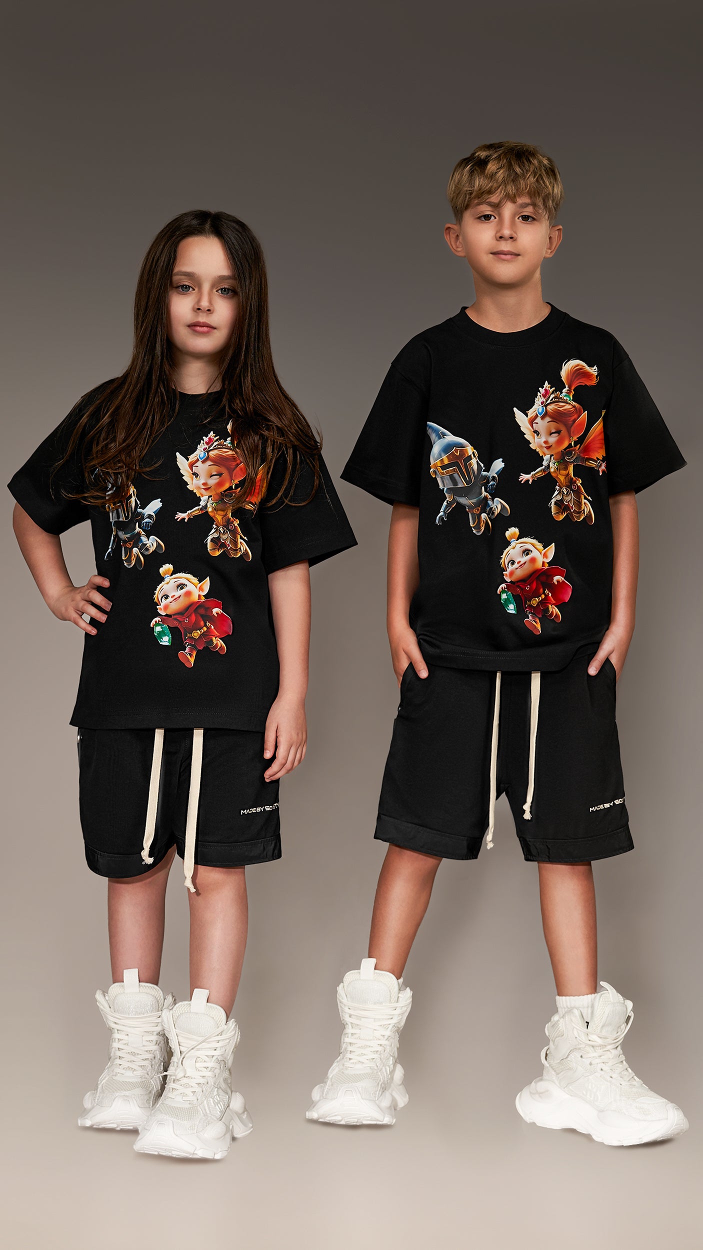 Bermuda Shorts with Snaps - B36250