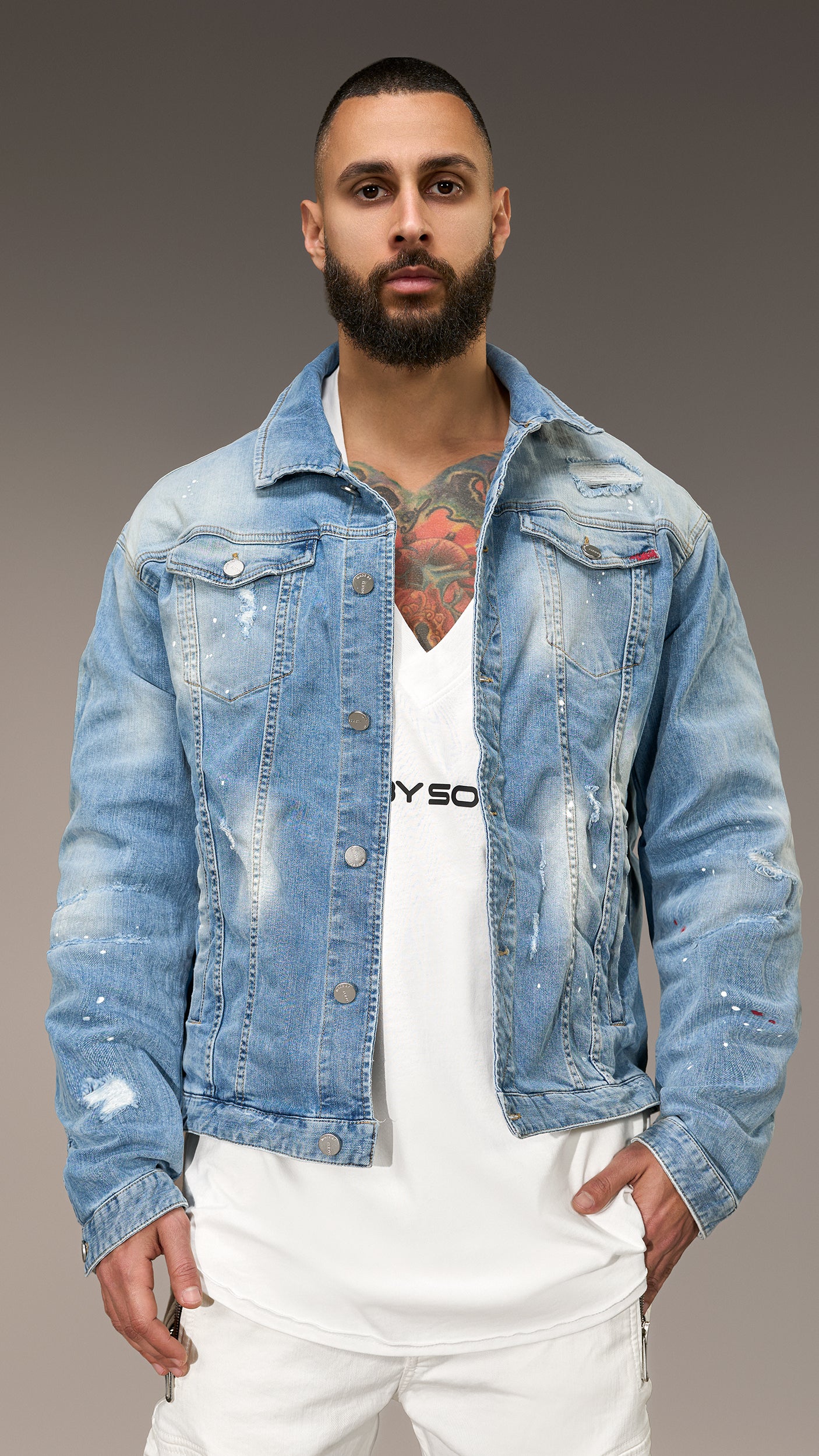 "Made by Society" Denim Jacket - J13855
