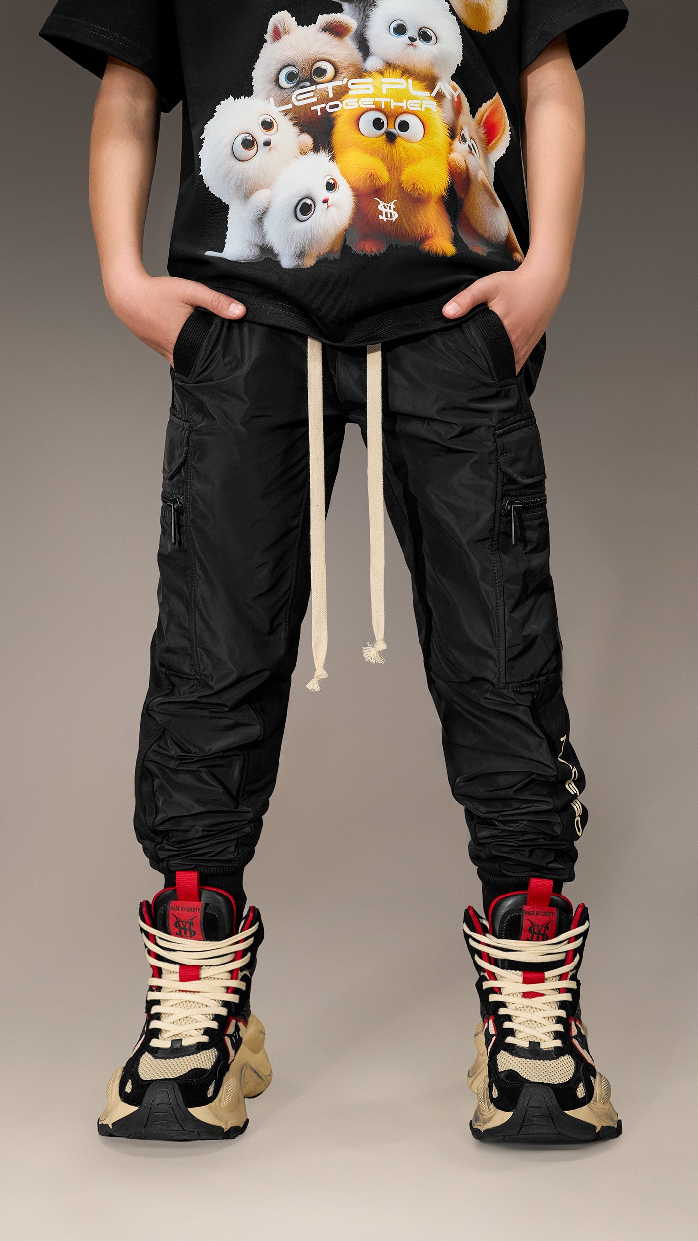 Pantaloni cargo “Made by Society” – P36128