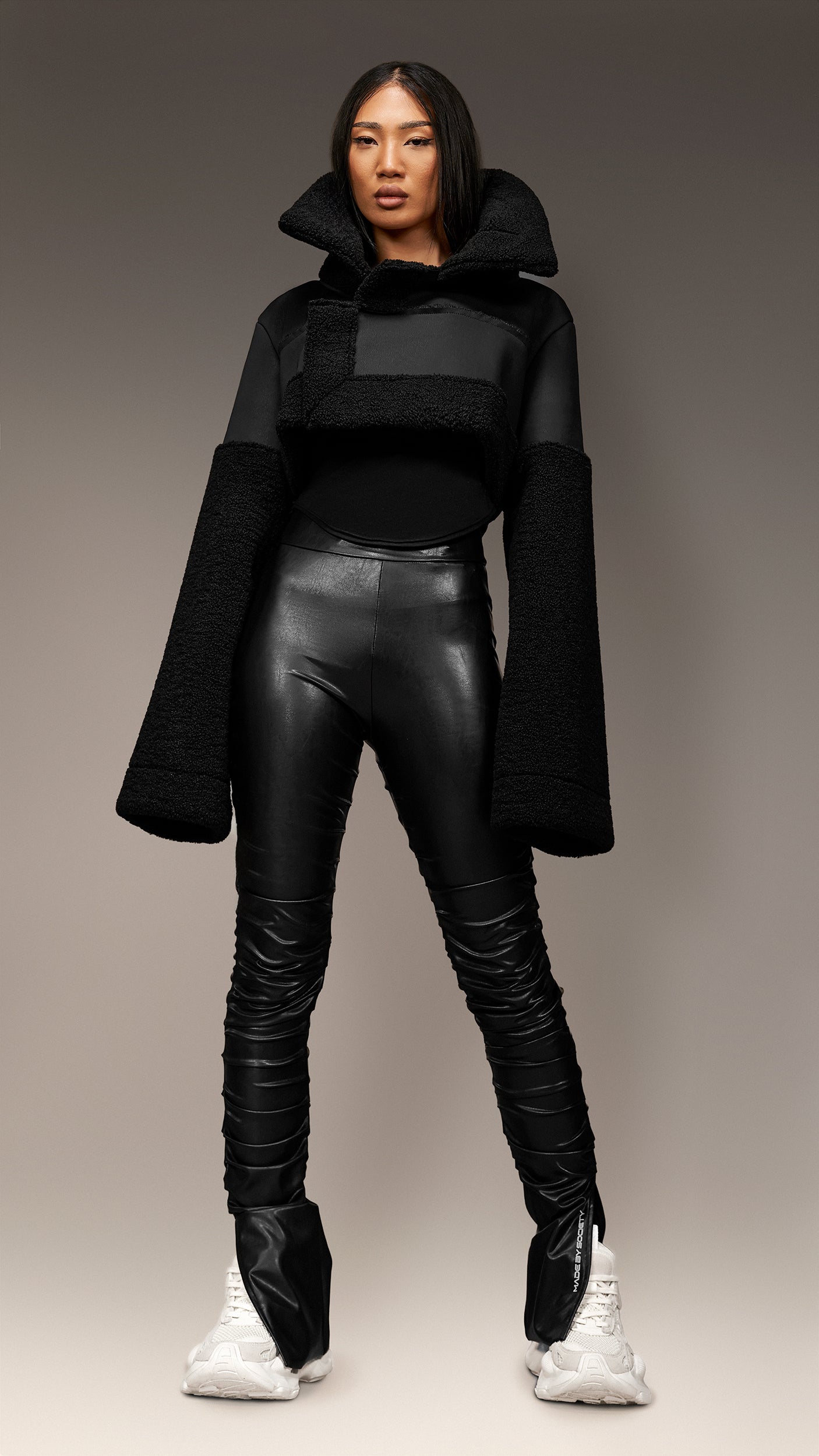 Synthetic Fur Jacket - J24913
