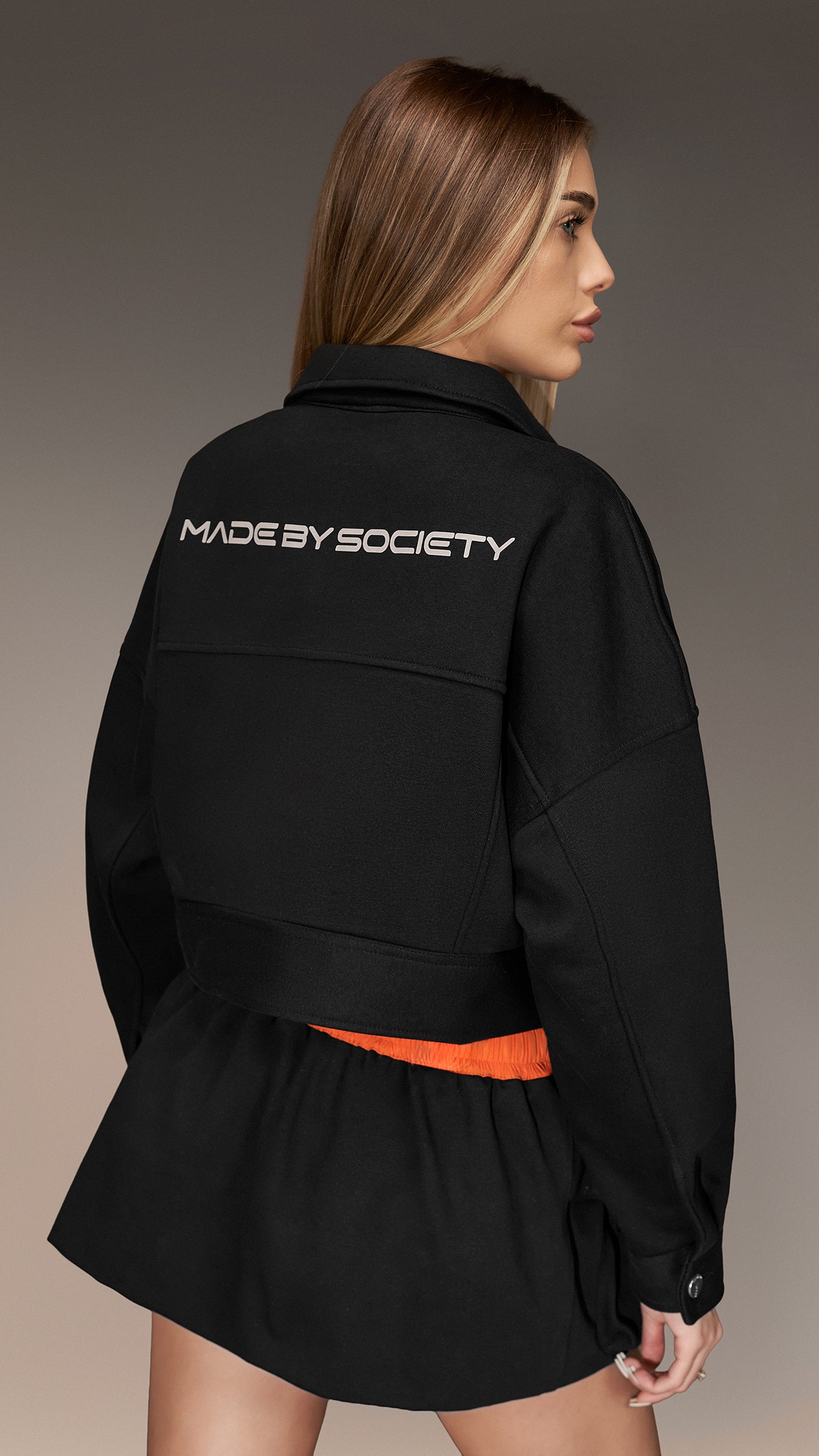 Crop Oversize Jacket - J24692