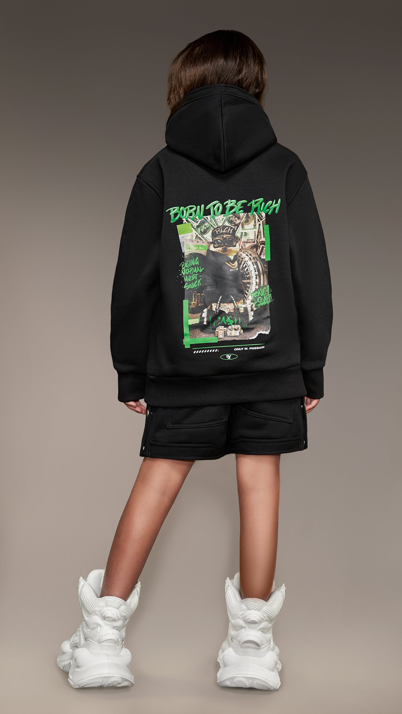 Born to be rich hoodie - H34592