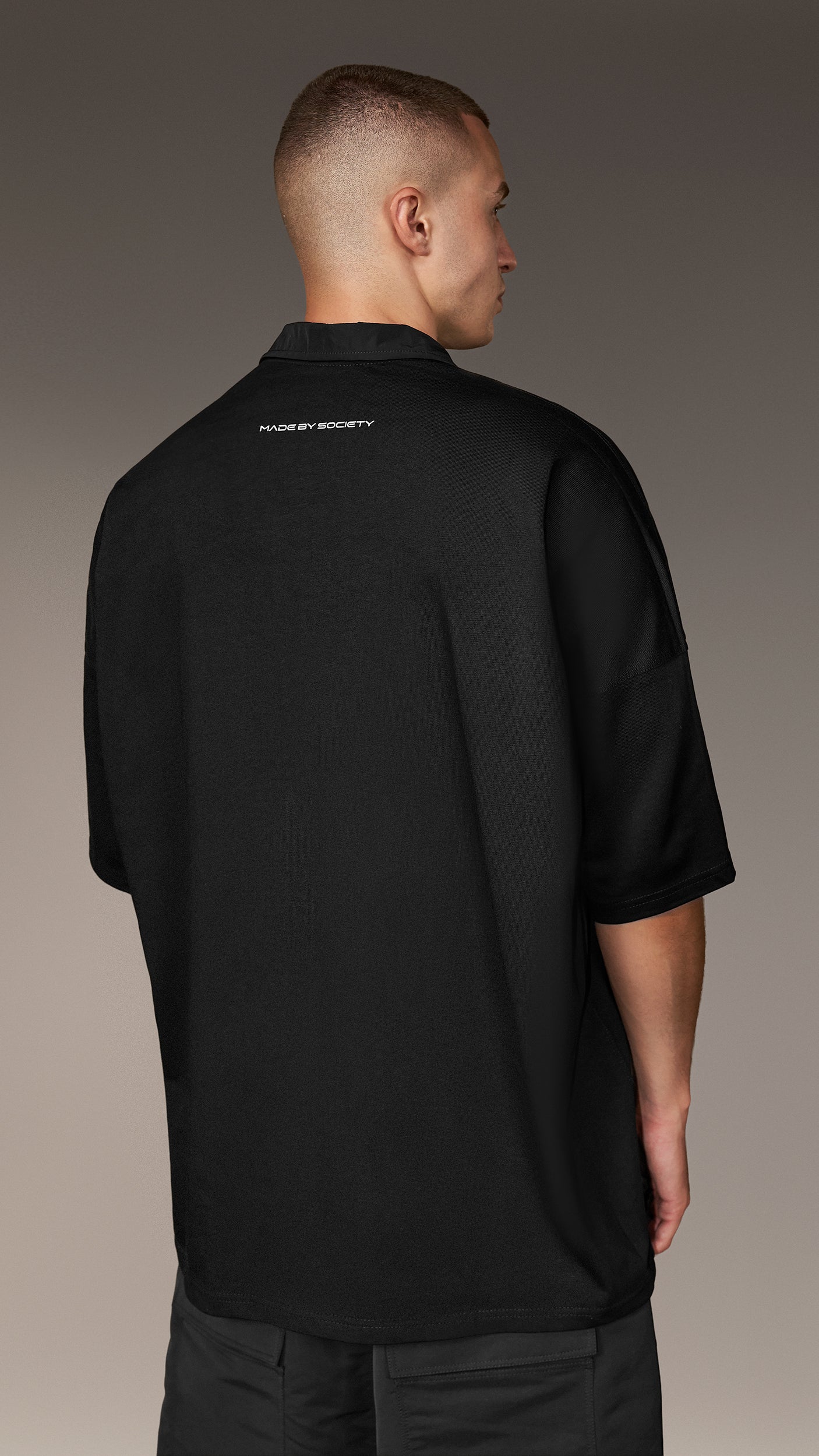 Polo Shirt with V-Neck - T16625