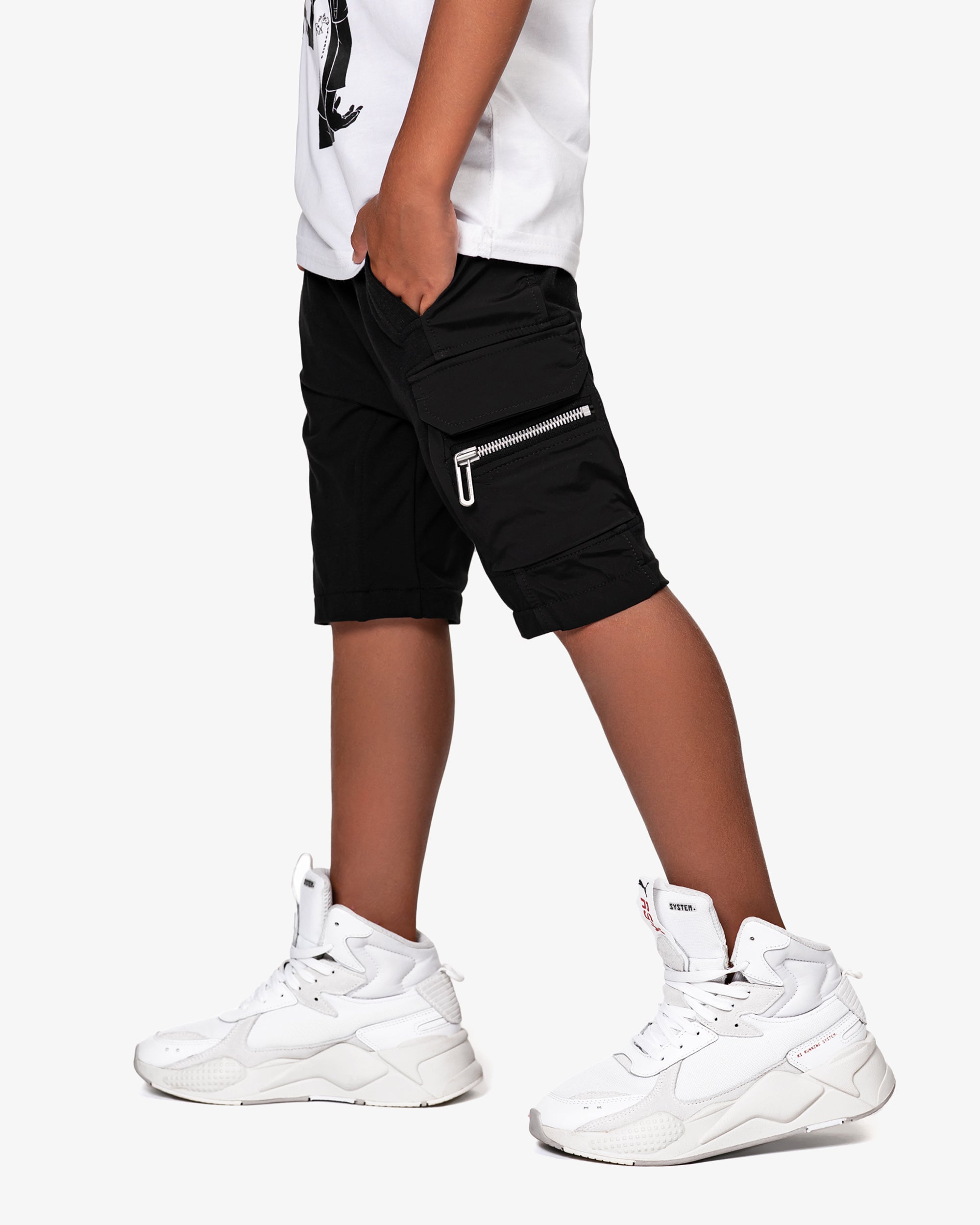 Zip cargo shorts - B33737