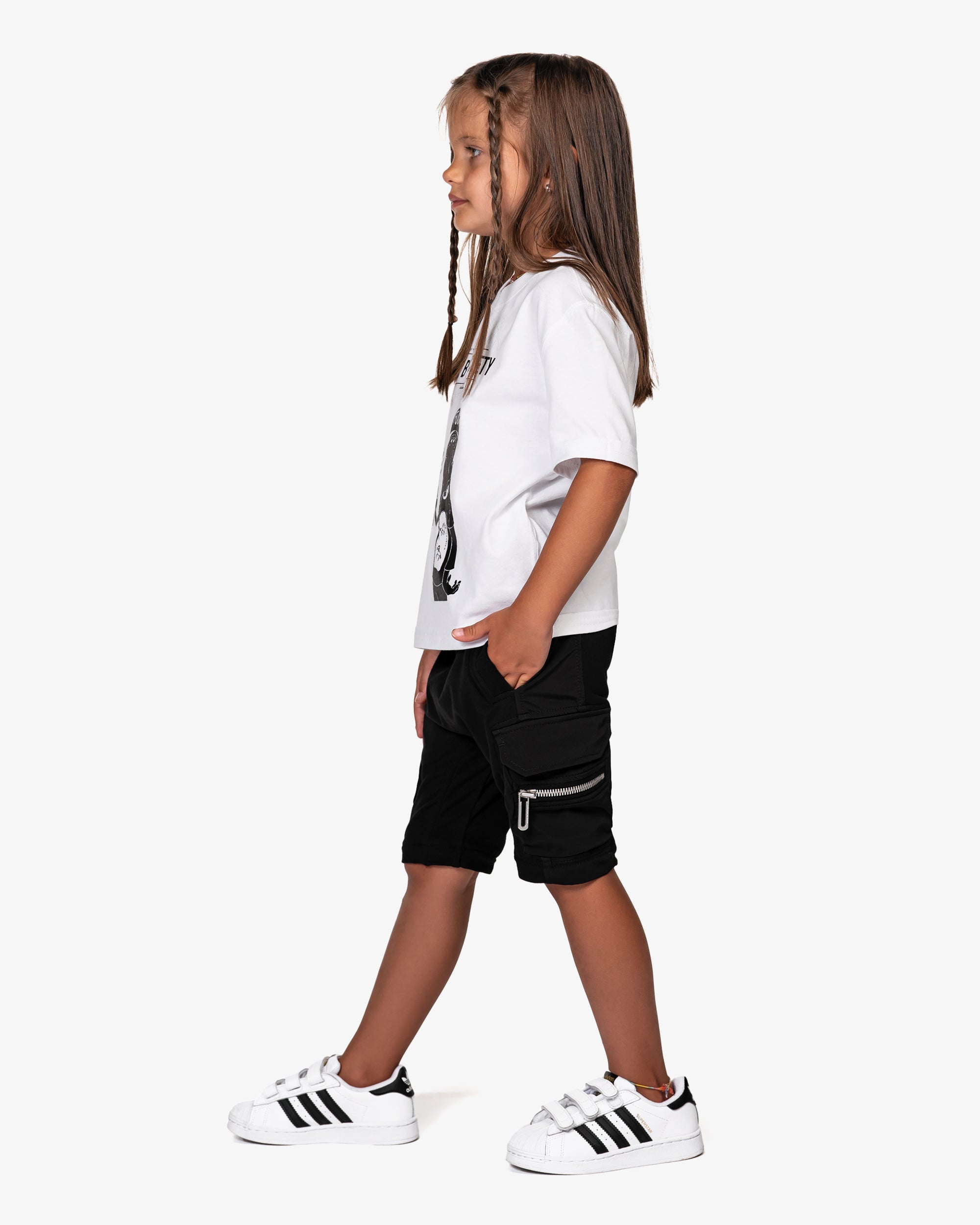 Zip cargo shorts - B33737
