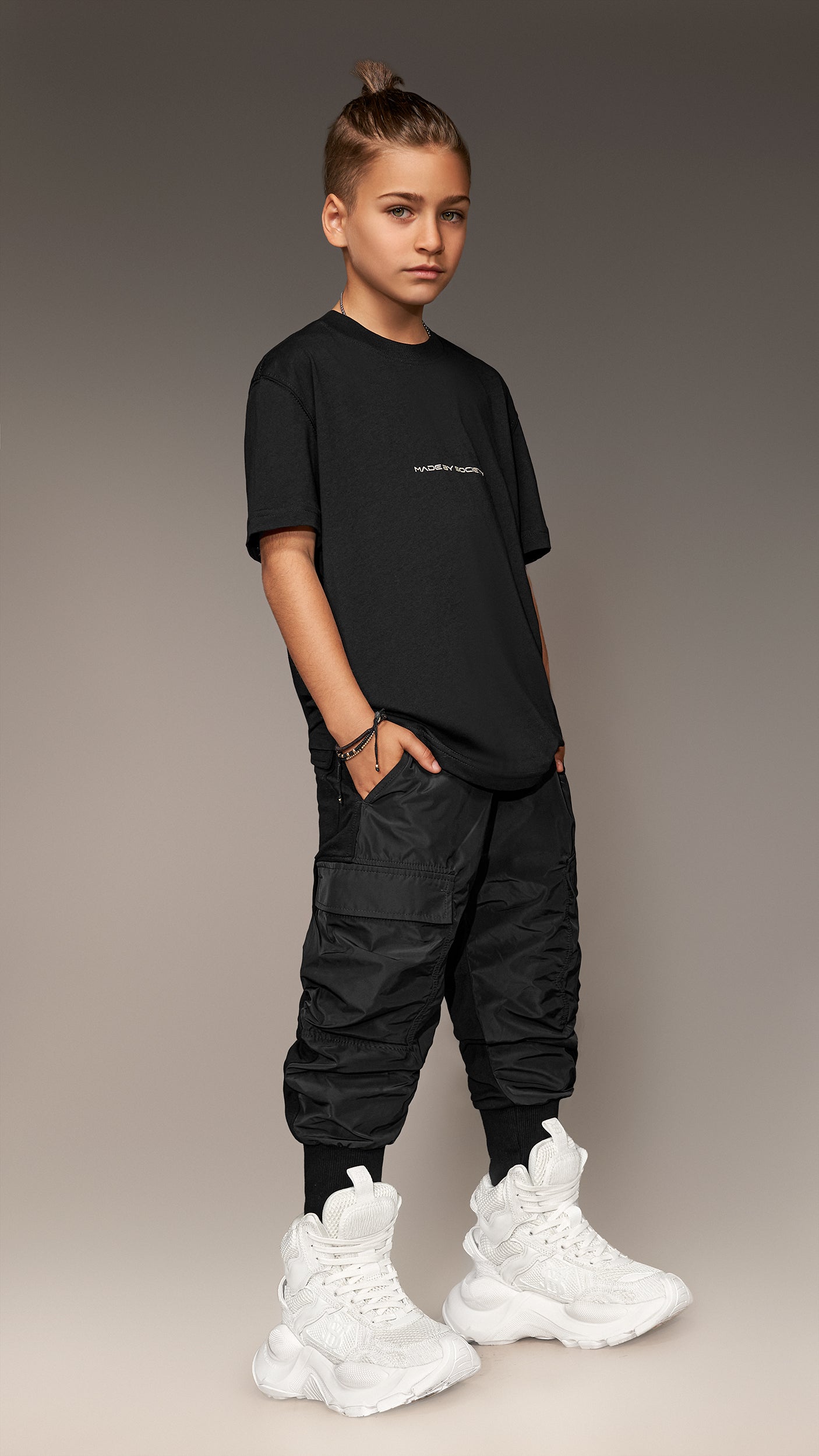 Patch cargo pants - P34281