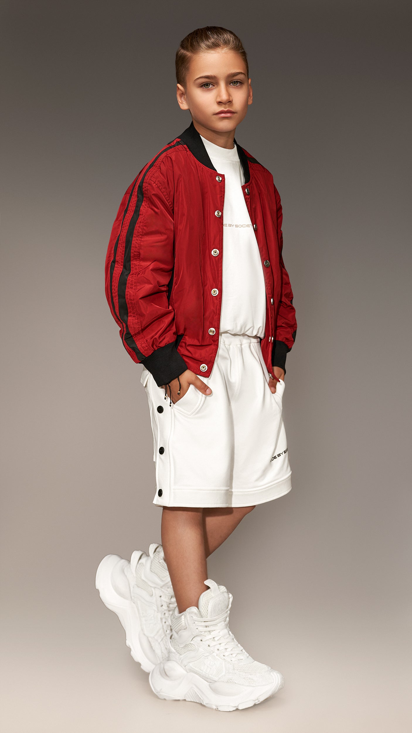 Stripes bomber jacket - J34814