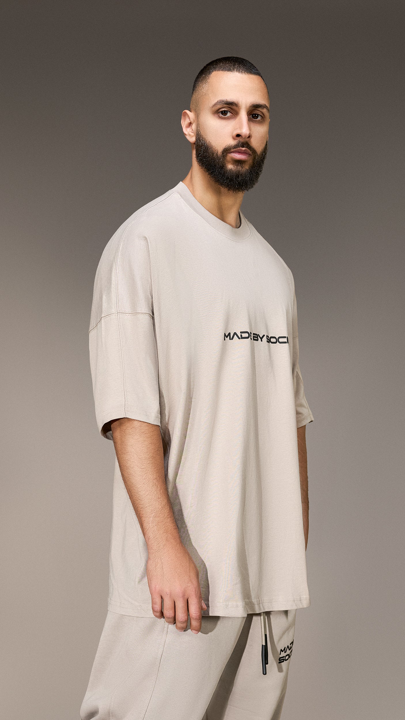 Oversized T-shirt "Made by Society" - T15991