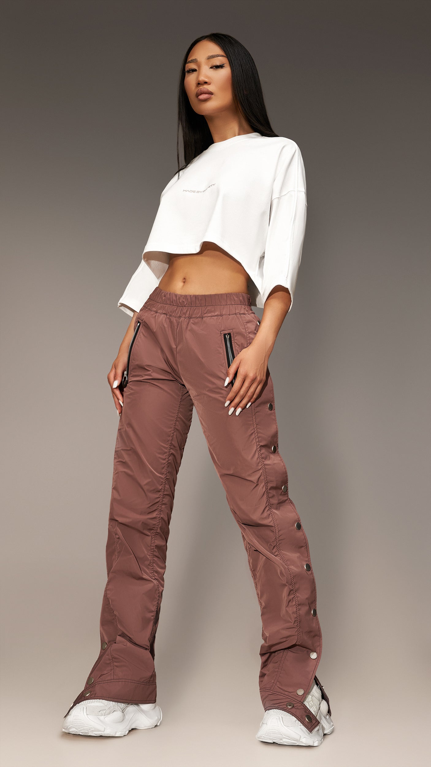Stud track pants - P22647