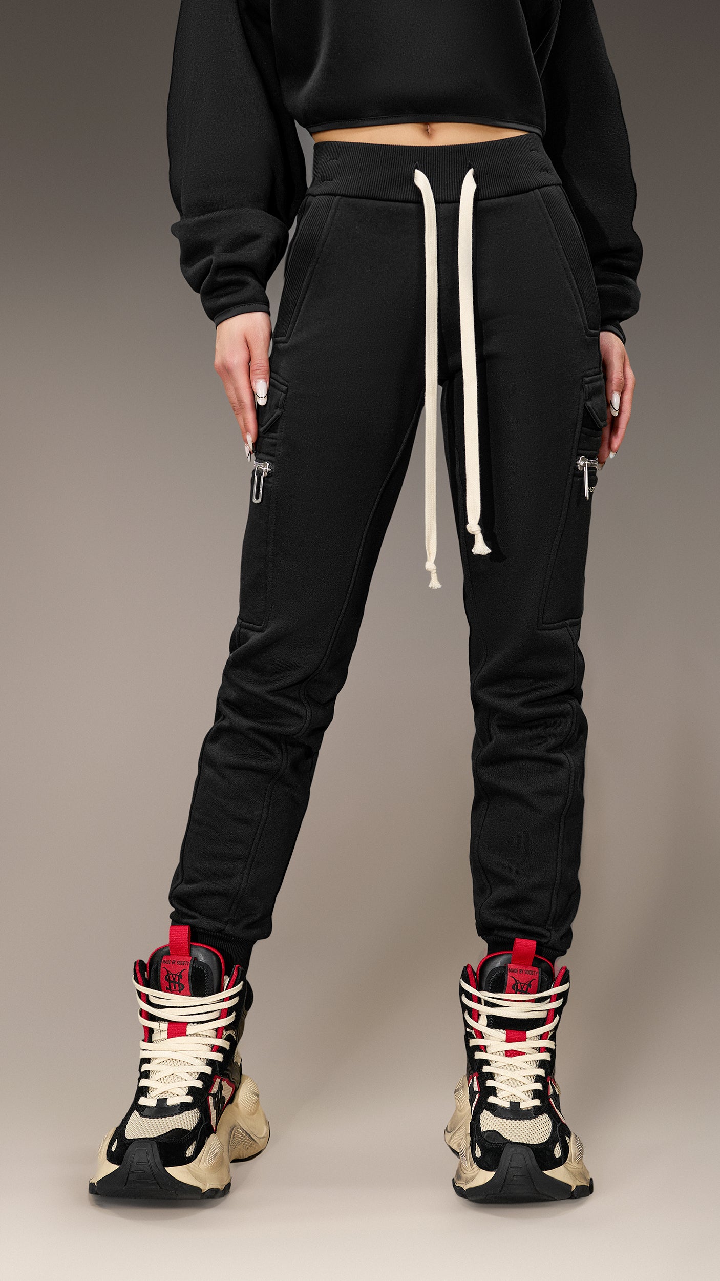 Pantaloni Cargo Slim Made By Society – P26175