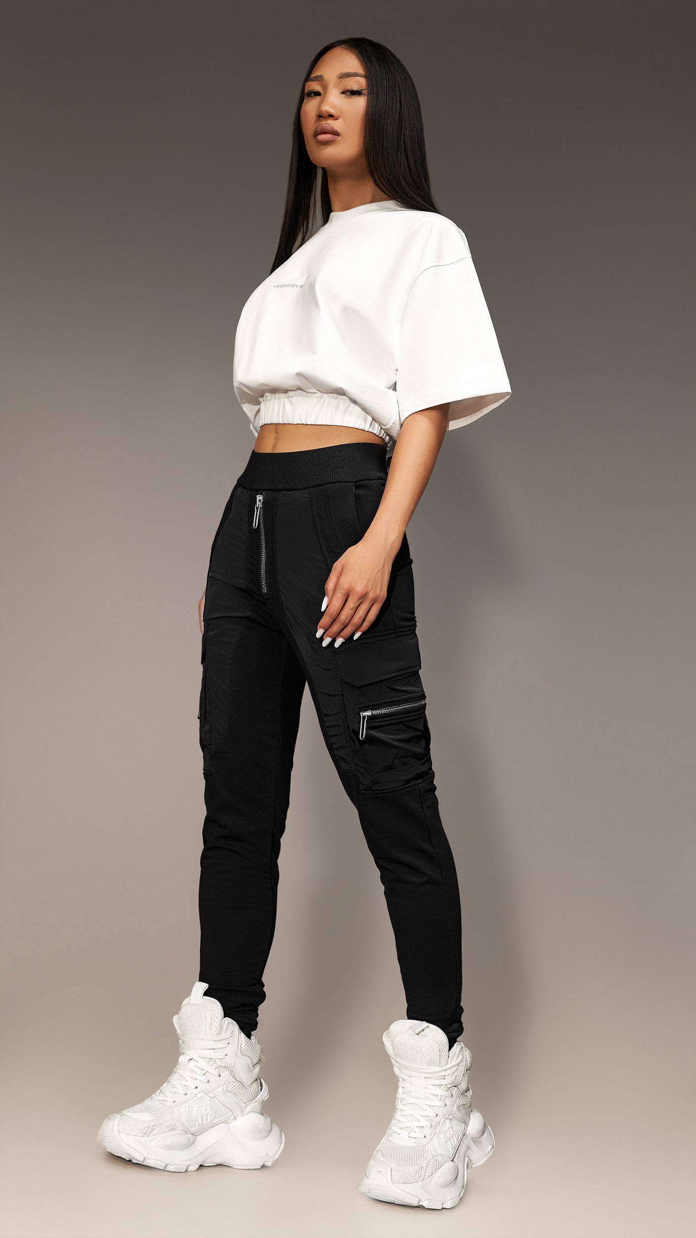 Zipper Cargo Pants - P24800