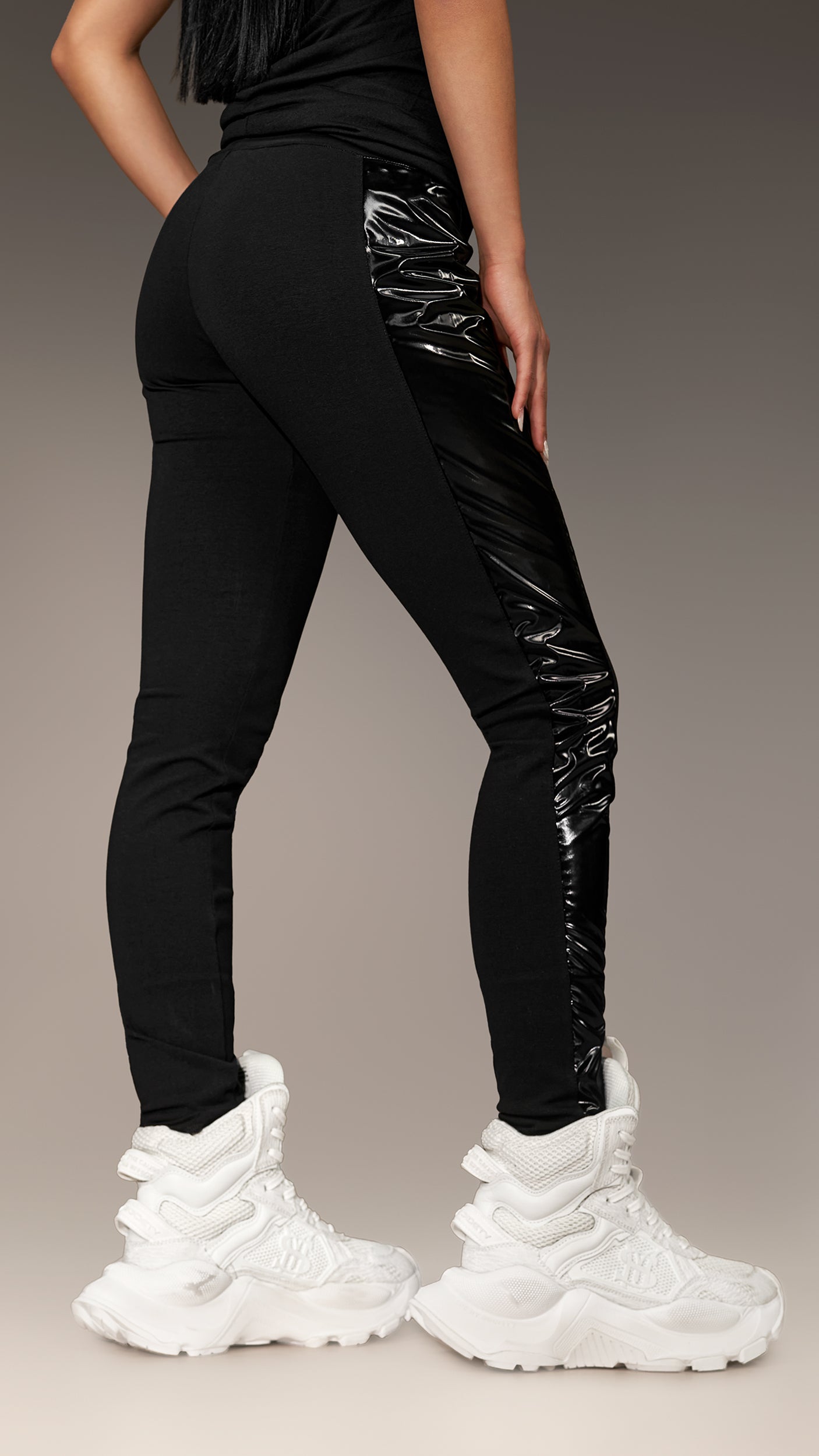 Liquid stripe leggings - P25095
