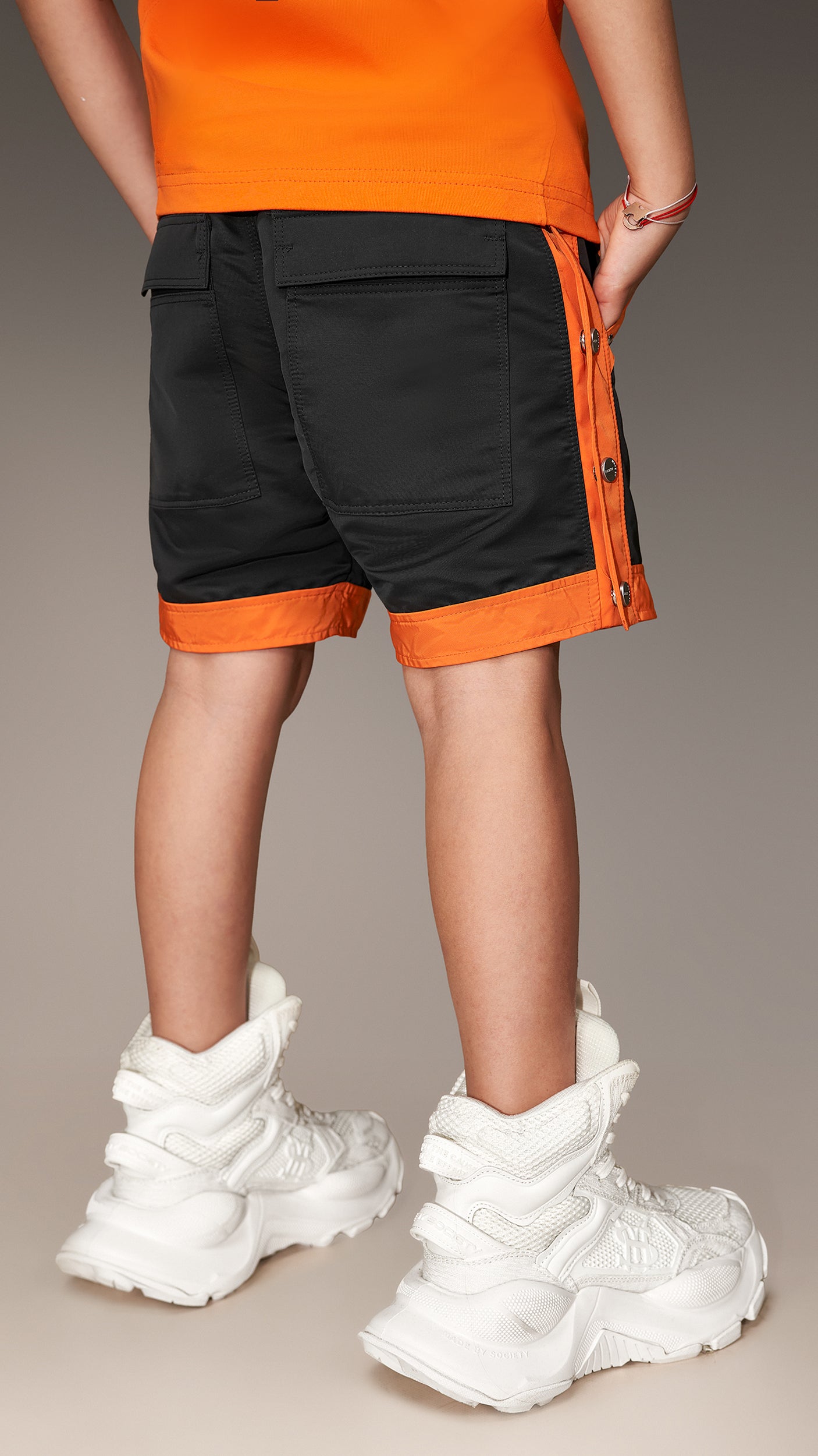 Bermuda Shorts with Snaps - B36463