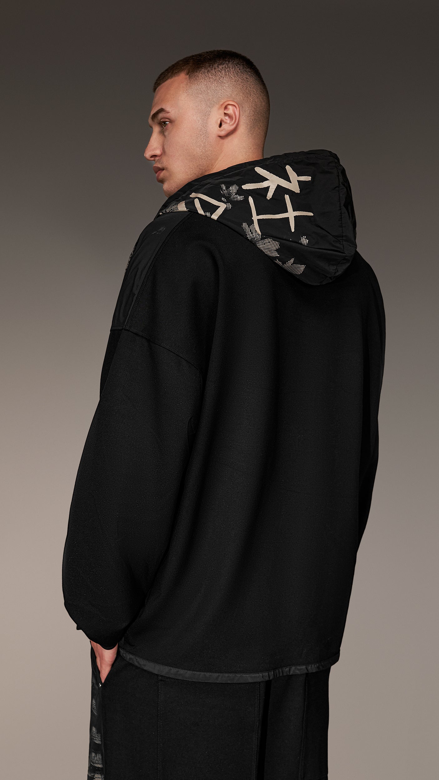 Japanese Print Hoodie - H15961
