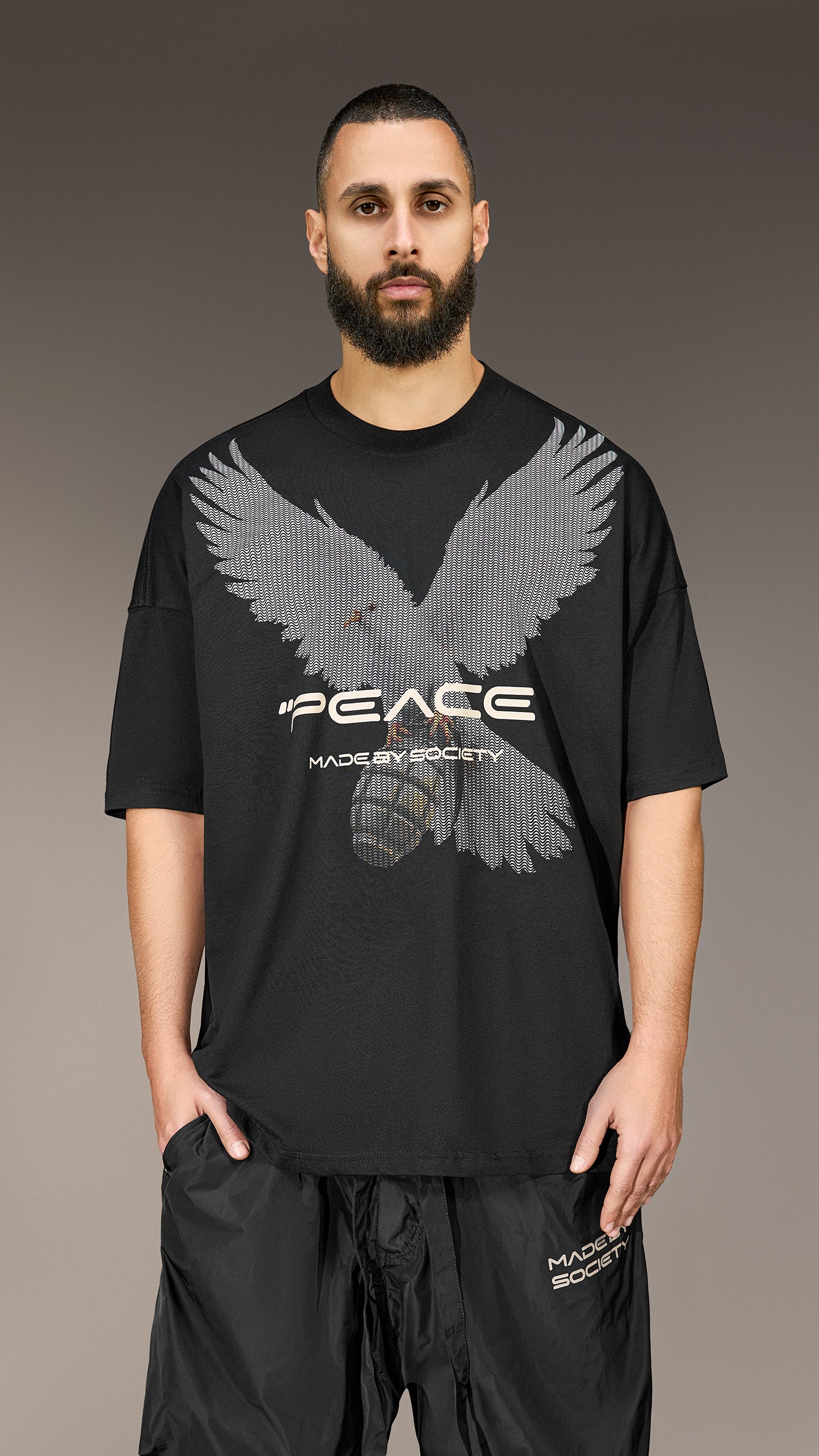 Tricou "PEACE" Made by Society - T15981