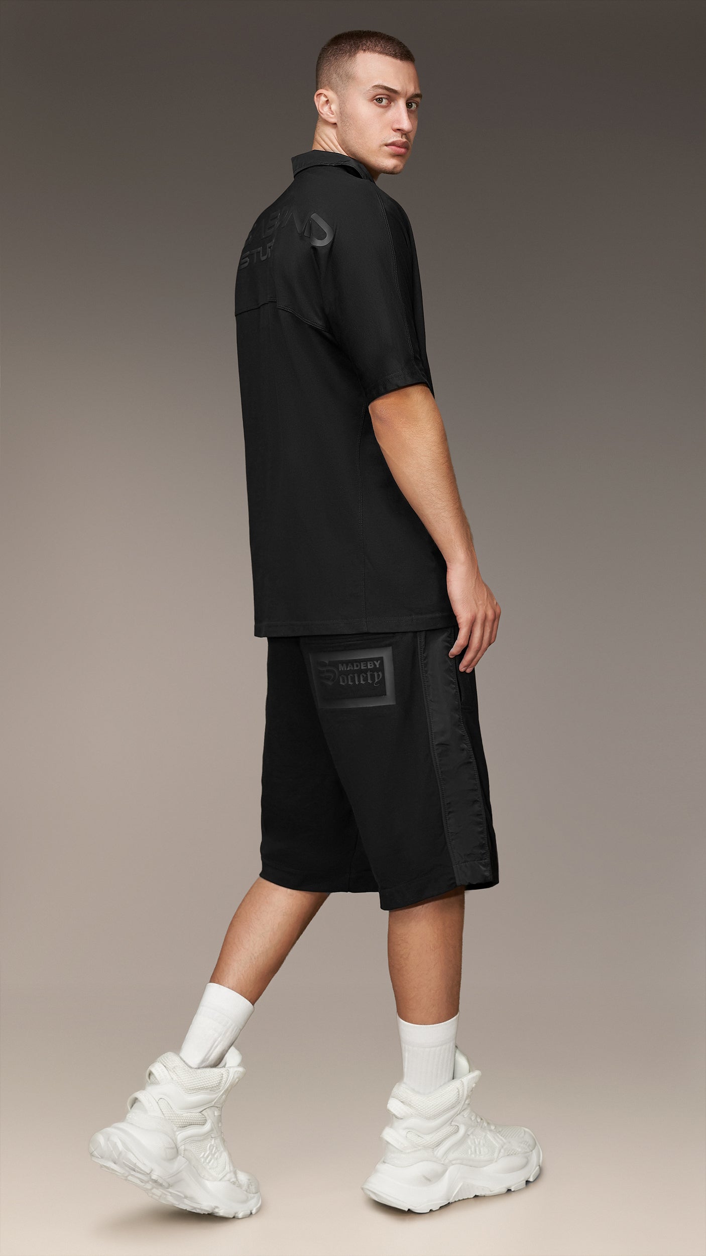 BRANDED BAND SHORTS - B15478