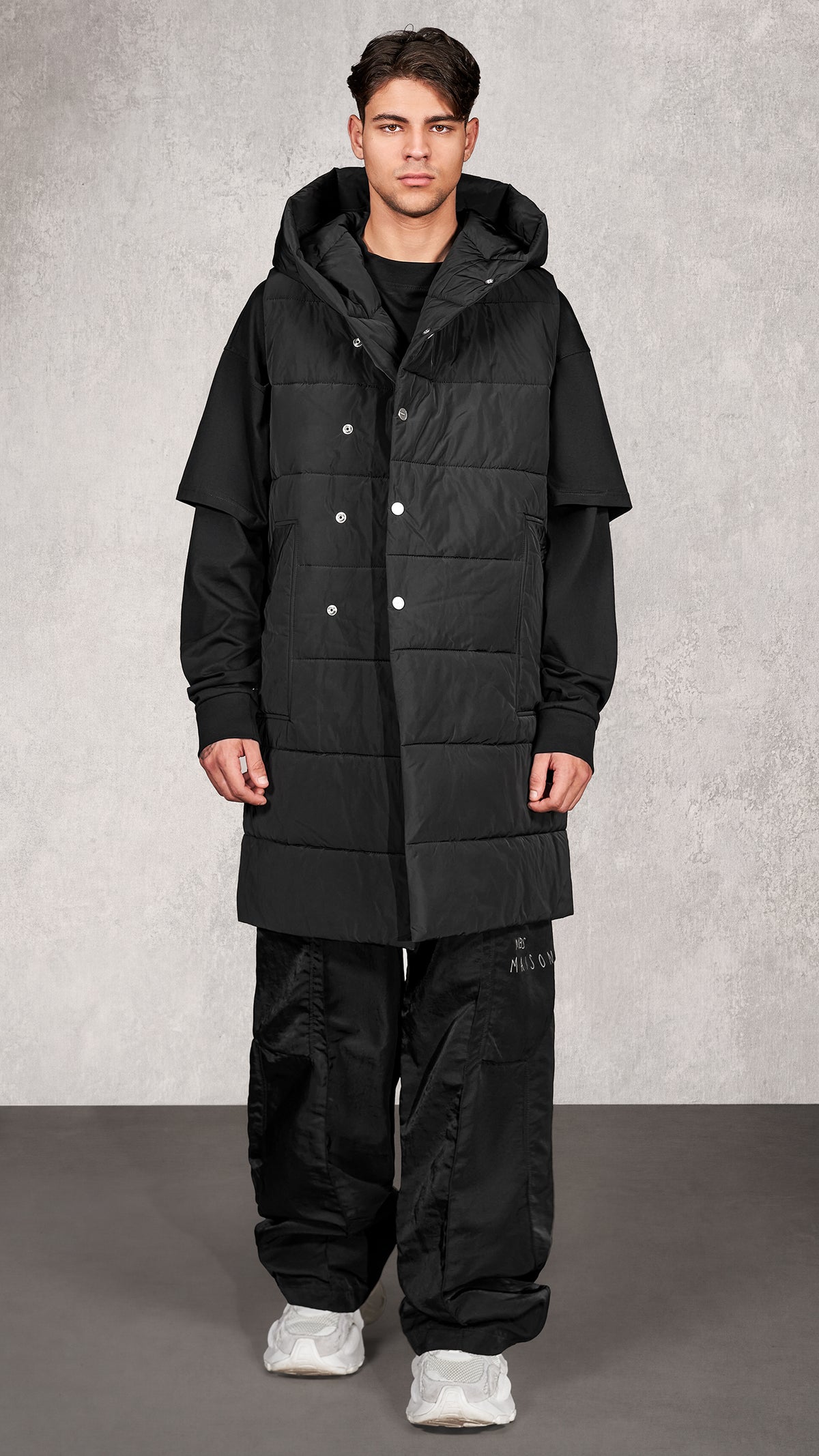 Gilet Noir Calme - V16831