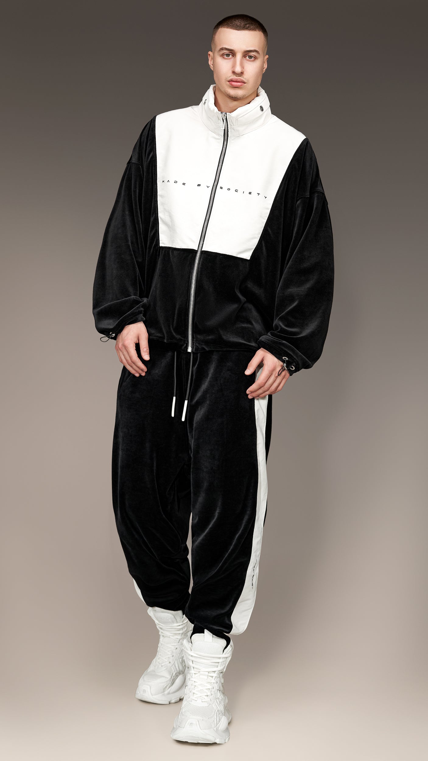 Velvet Stripe Motion Pants