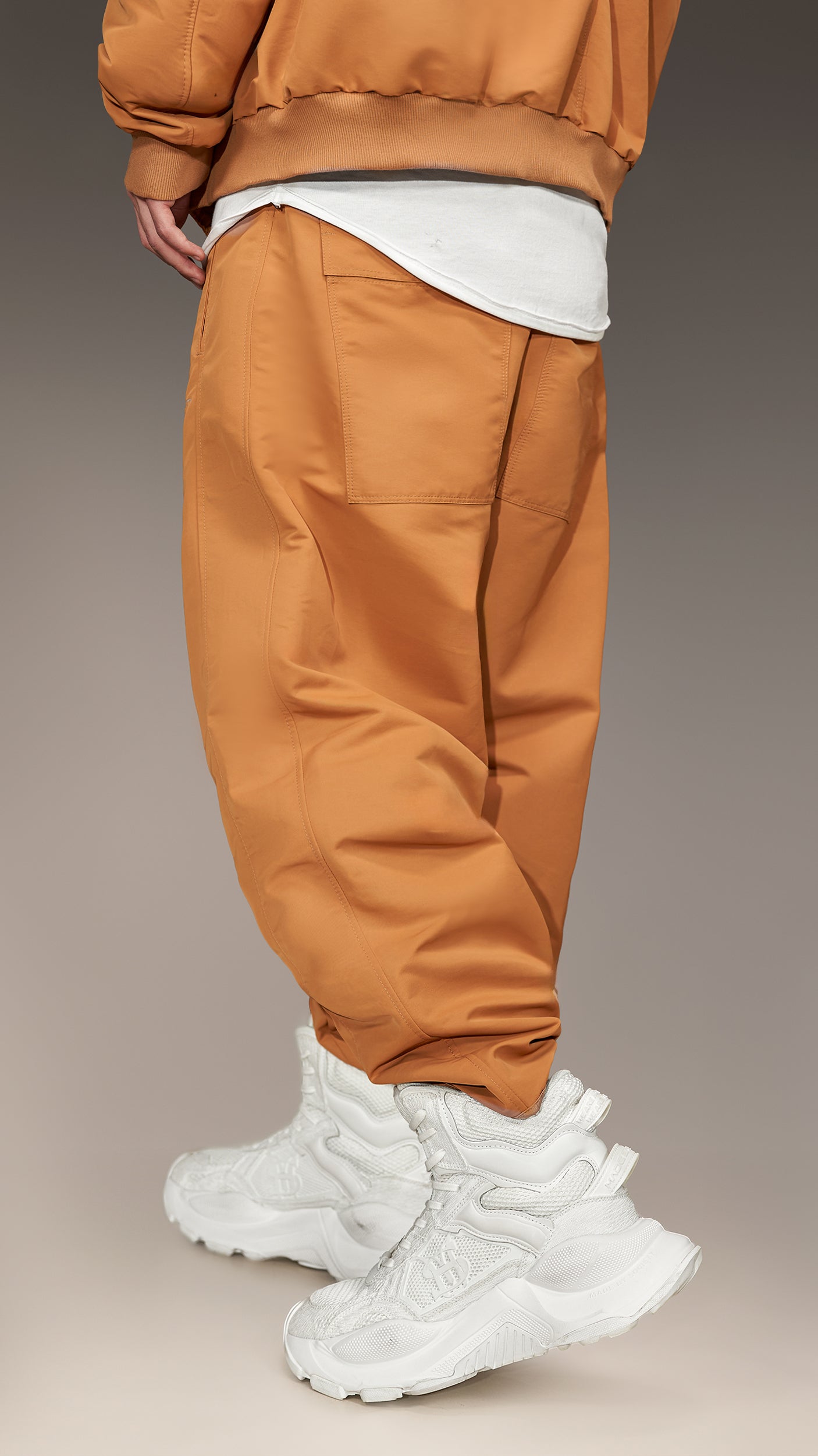 Bold Amber Slouch Pants