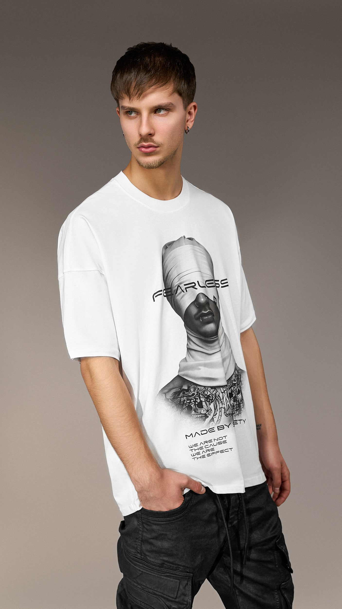 Tricou „Fearless” Made by Society - T15821