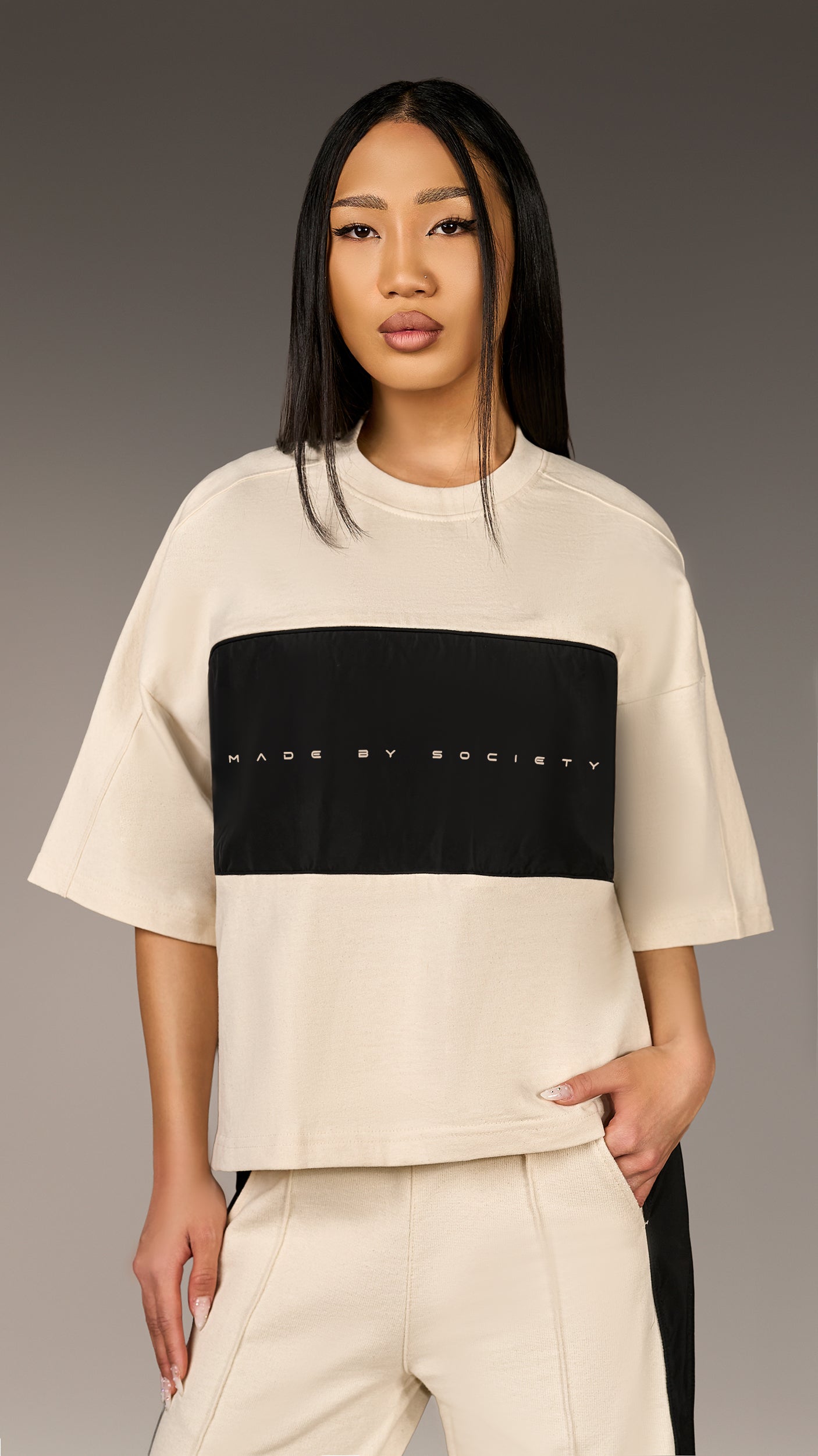 BLOCK PERSPECTIVE T-shirt - T27128