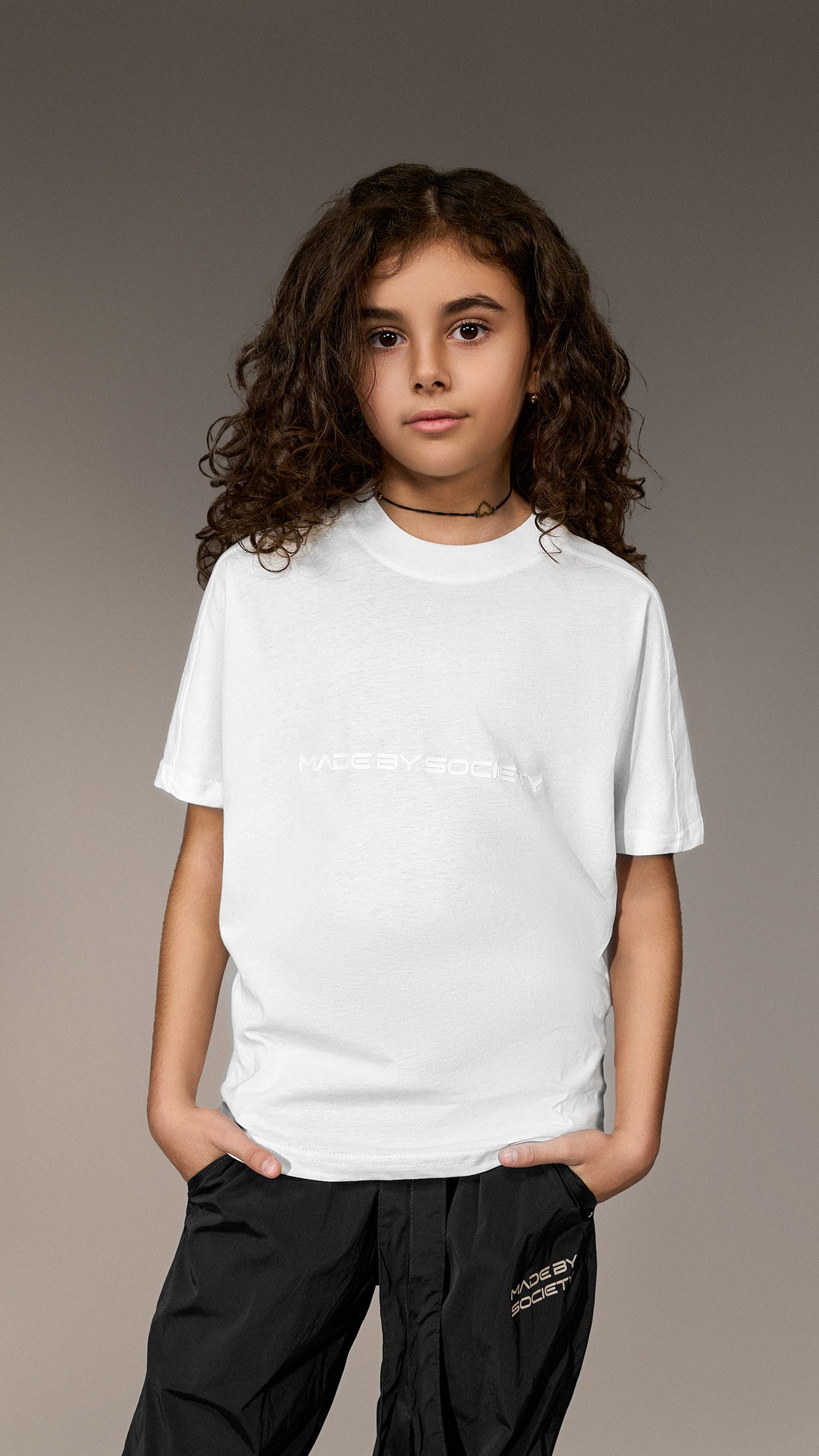"Made by Society" White T-shirt - T35652