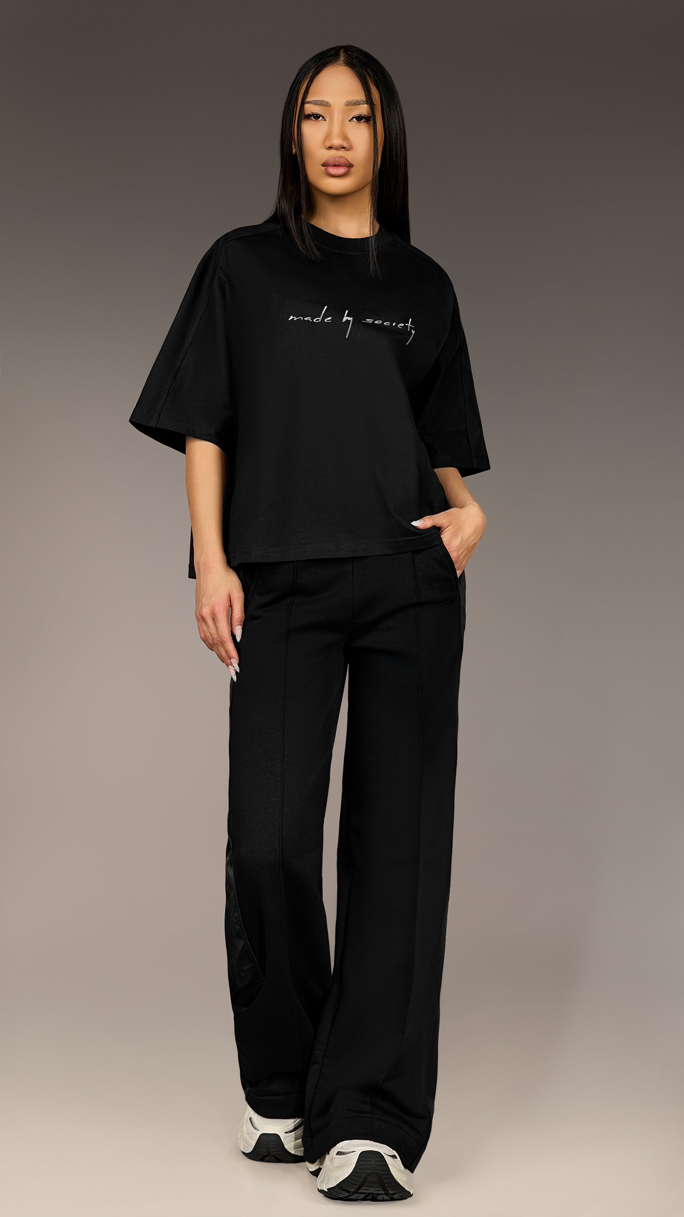 RIBBED FRAME T-shirt - T27121