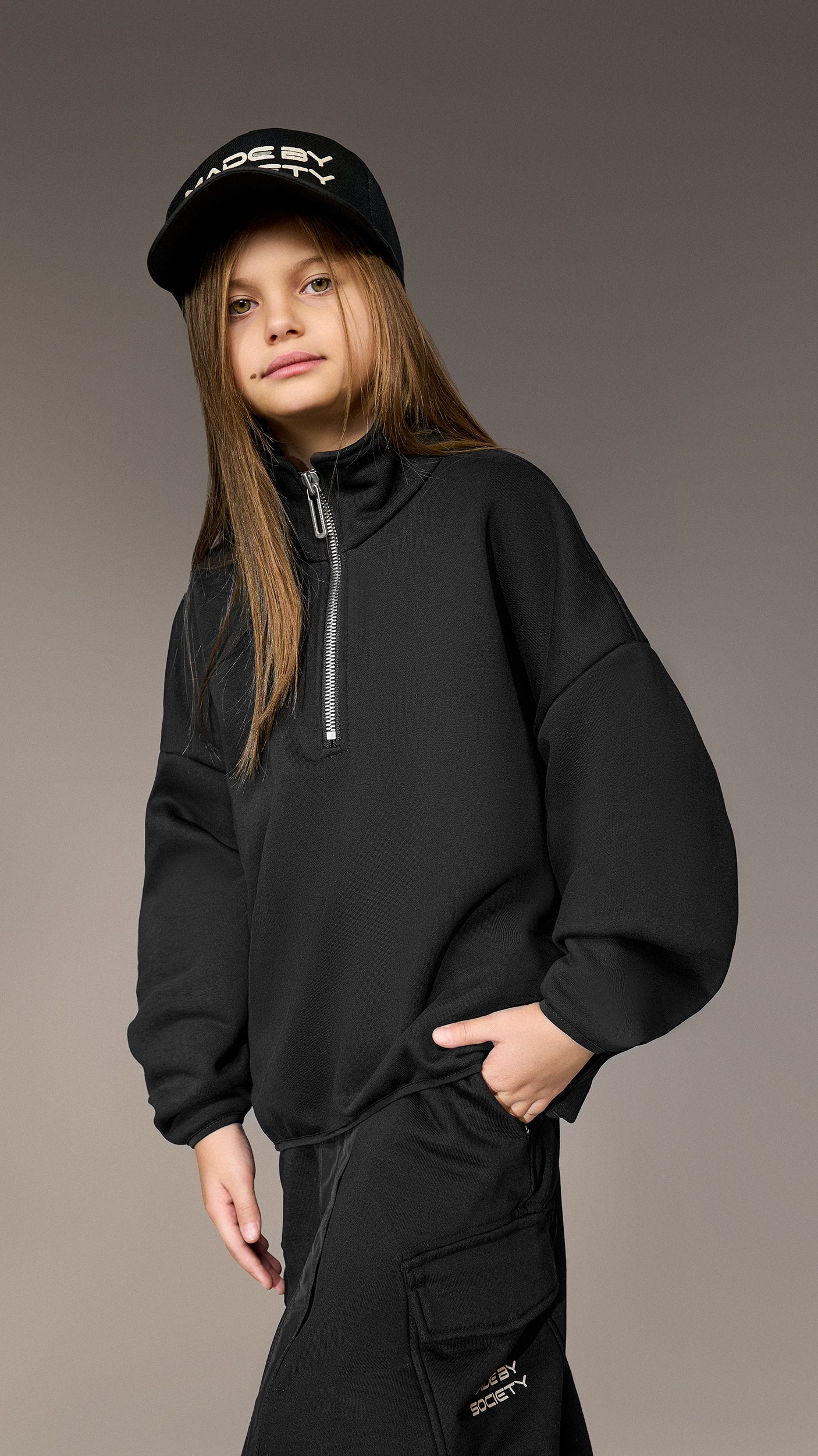 Oversize "Made by Society" Hoodie - H35768