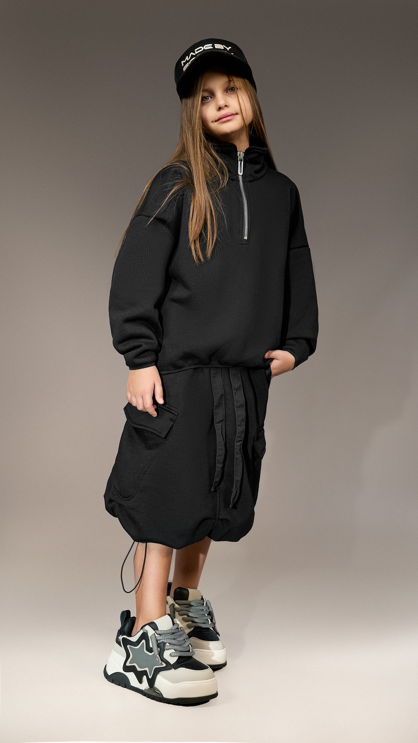 Oversize "Made by Society" Hoodie - H35768