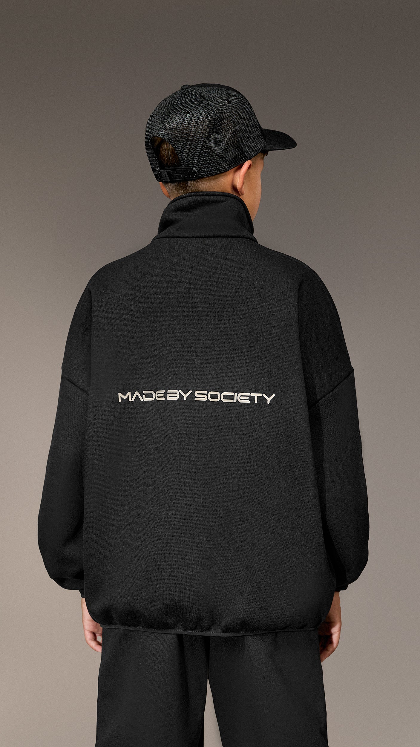 Oversize "Made by Society" Hoodie - H35768