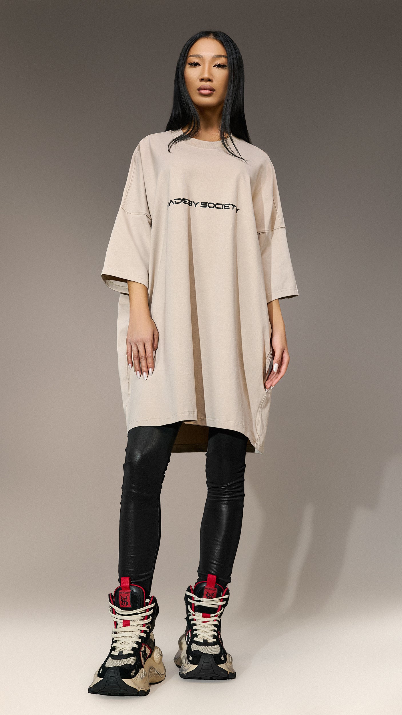 “Broken System” Oversized T-shirt - T25406