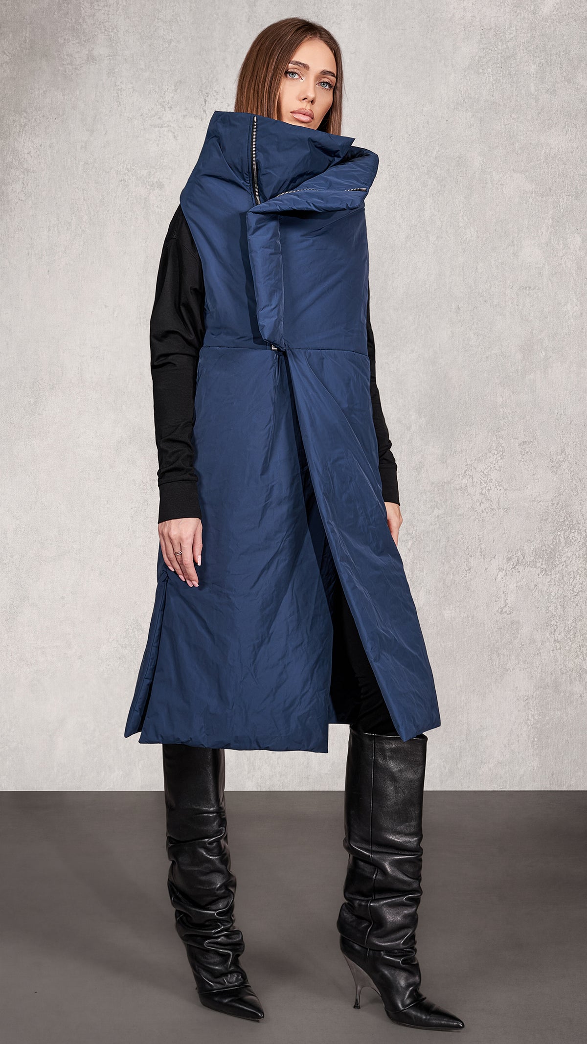Gilet oversize - V24617