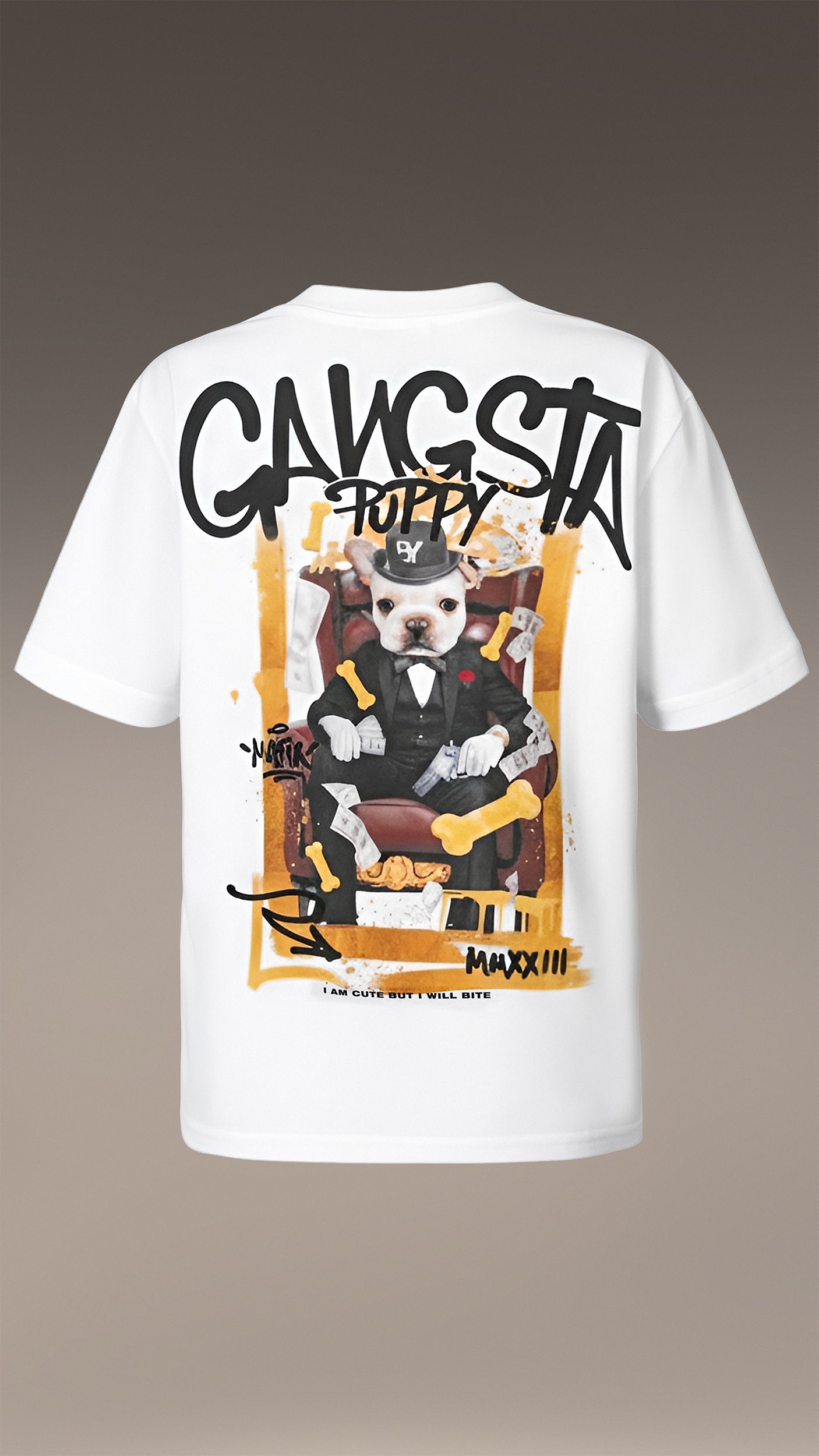 Gangsta puppy t-shirt - T34786