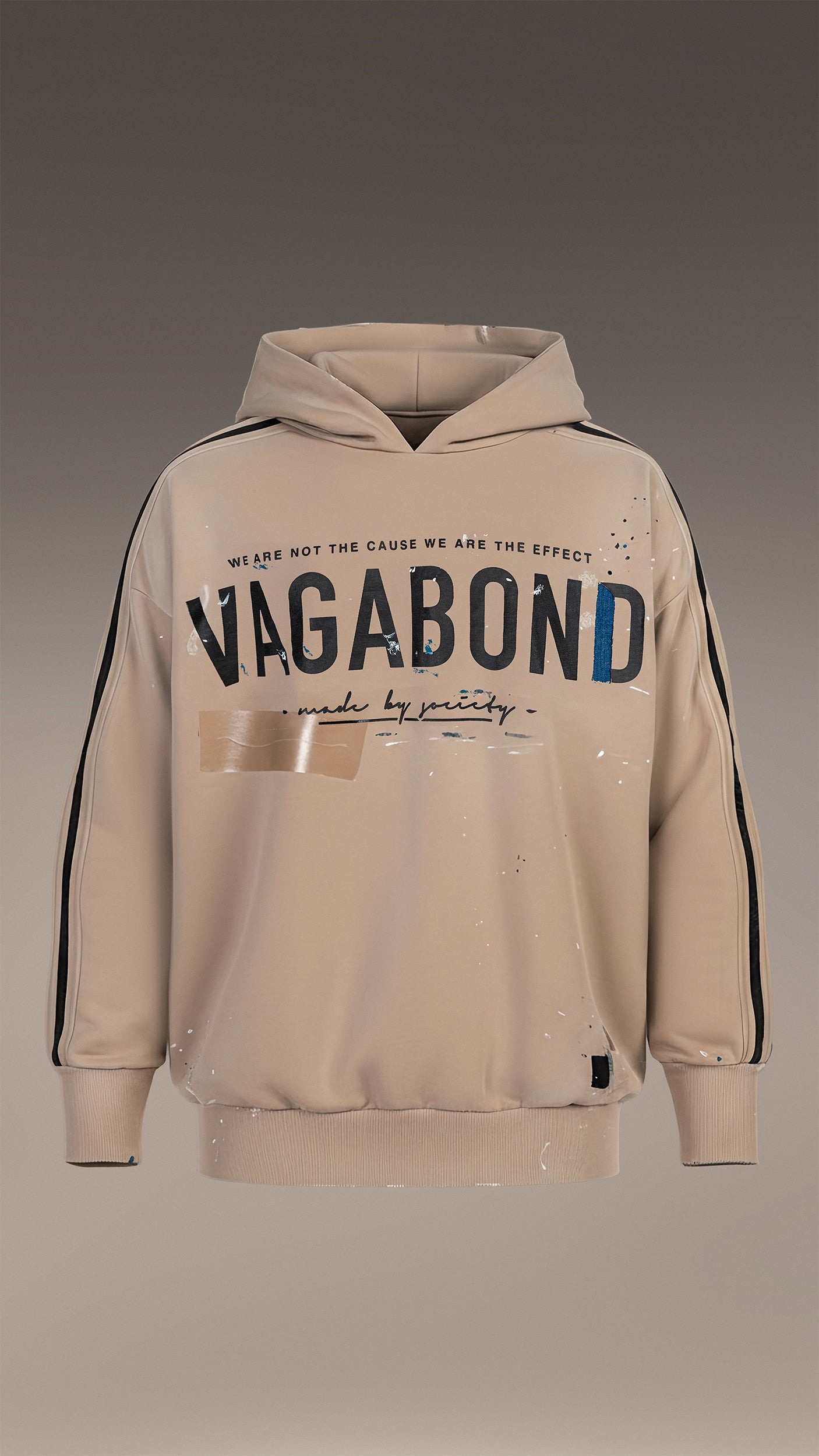 Stripes vagabond hoodie - H13809