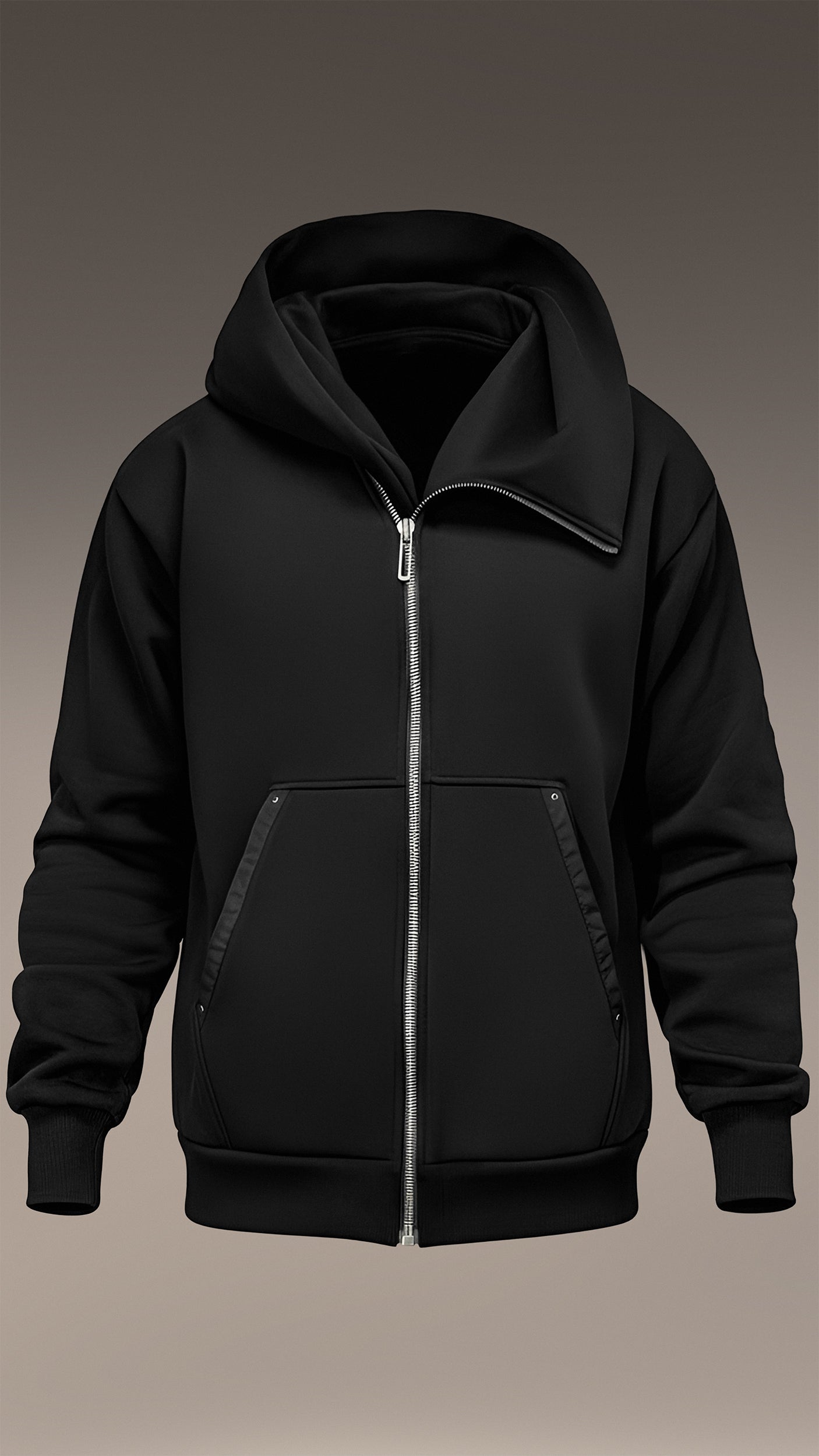 Asymmetric Zip Hoodie Made by Society – H16166
