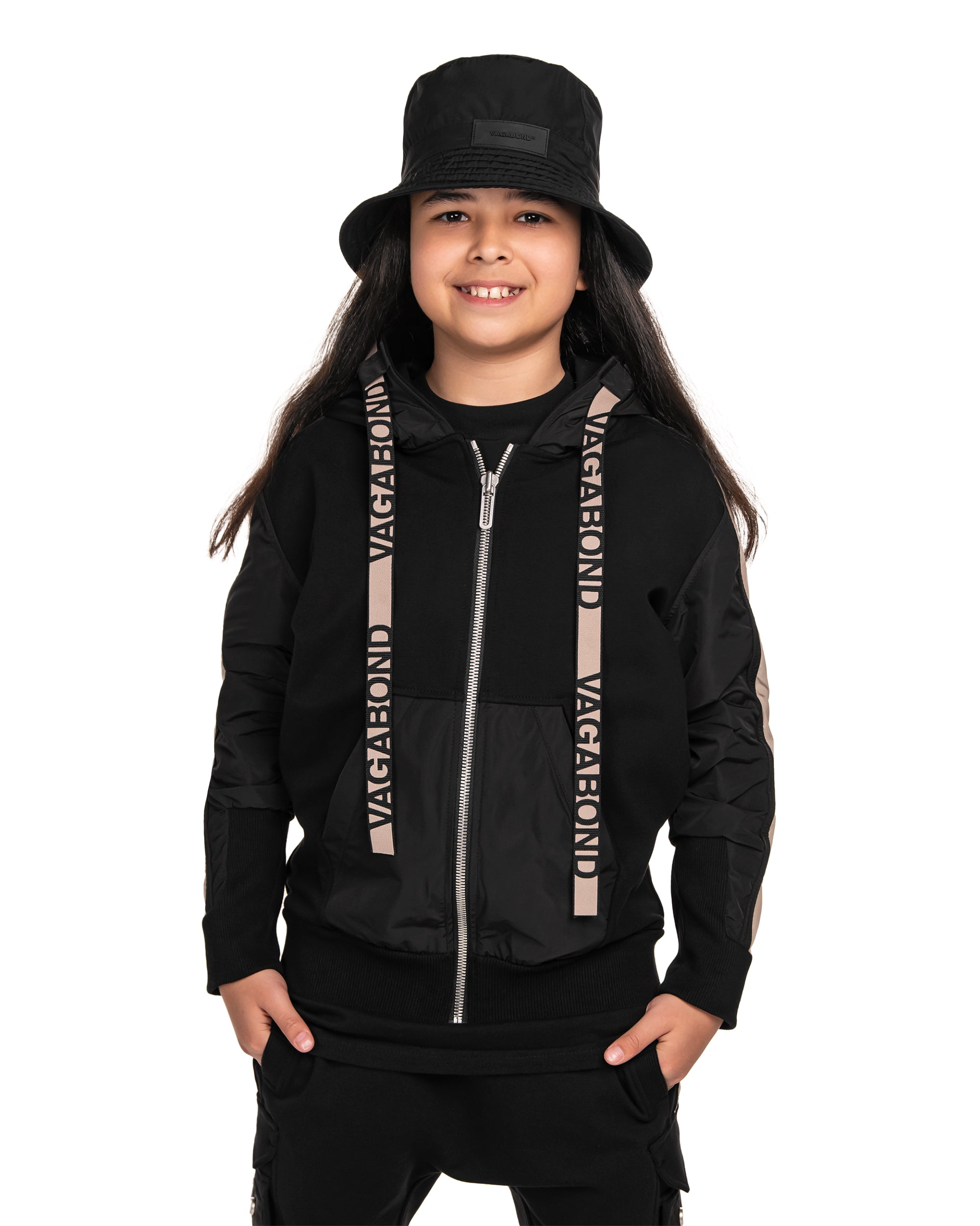 Sweat à capuche rayé - H33326