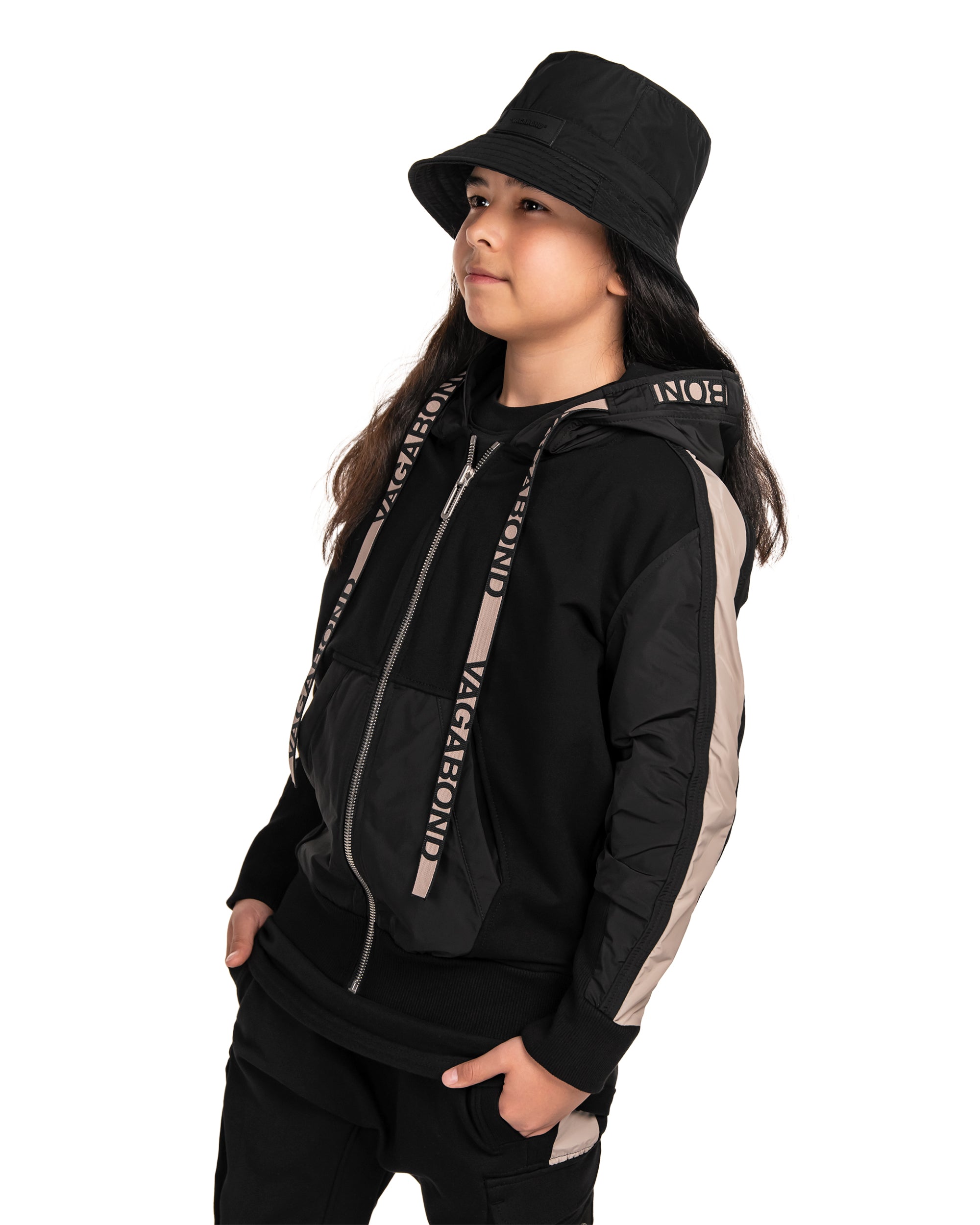 Sweat à capuche rayé - H33326
