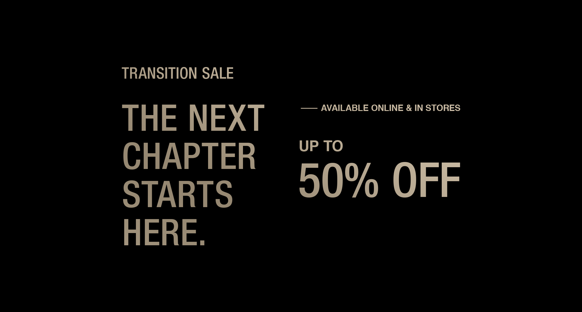 Transition Sale | Barbati | Jachete