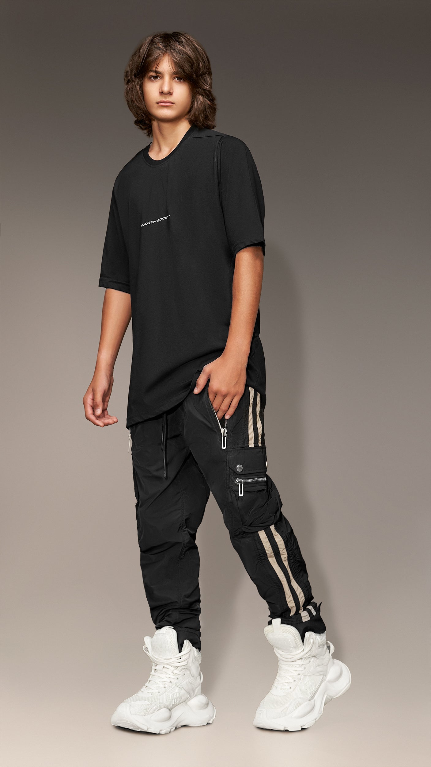 Pantaloni cargo - P13038