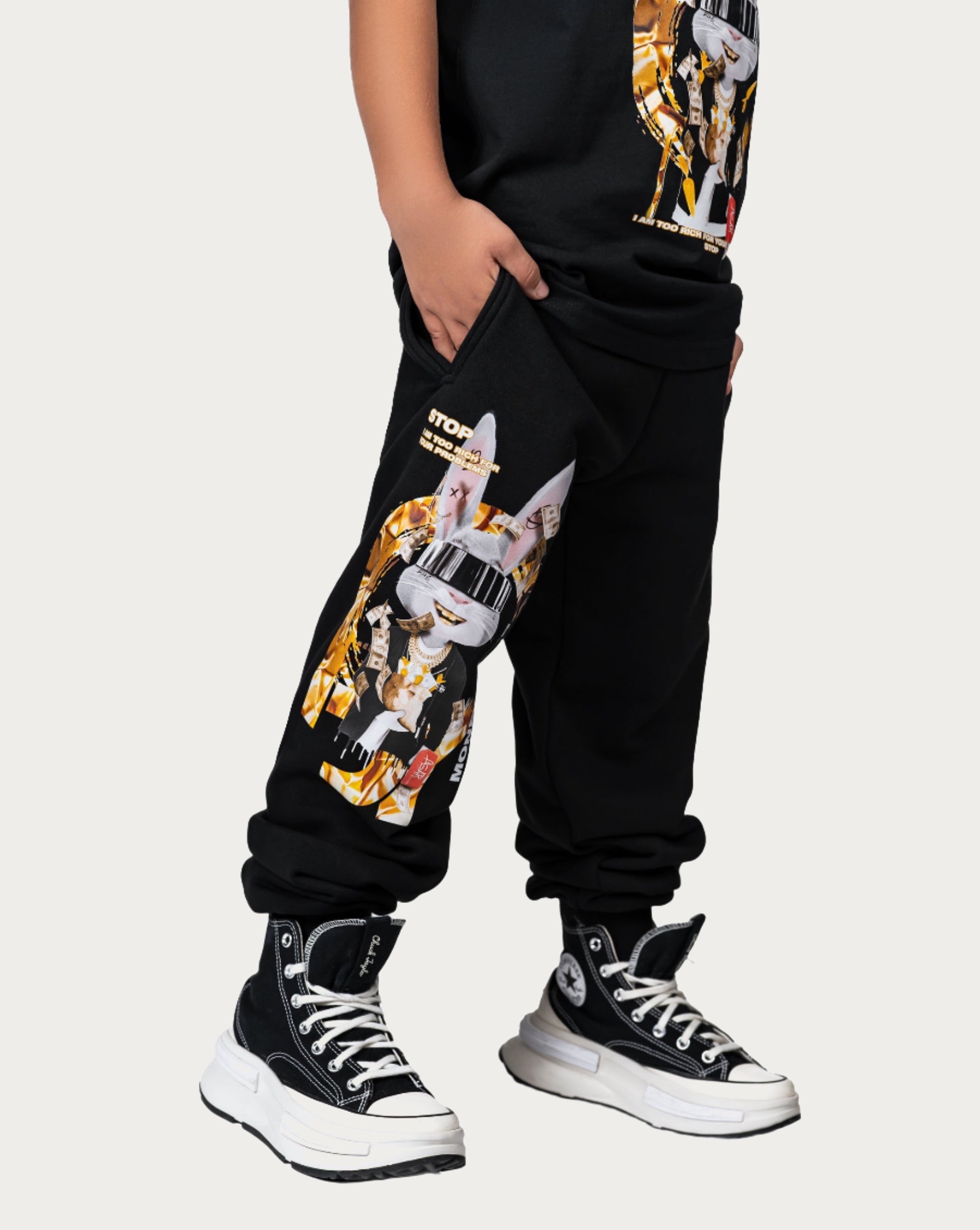 Loose jogger pants - P34863