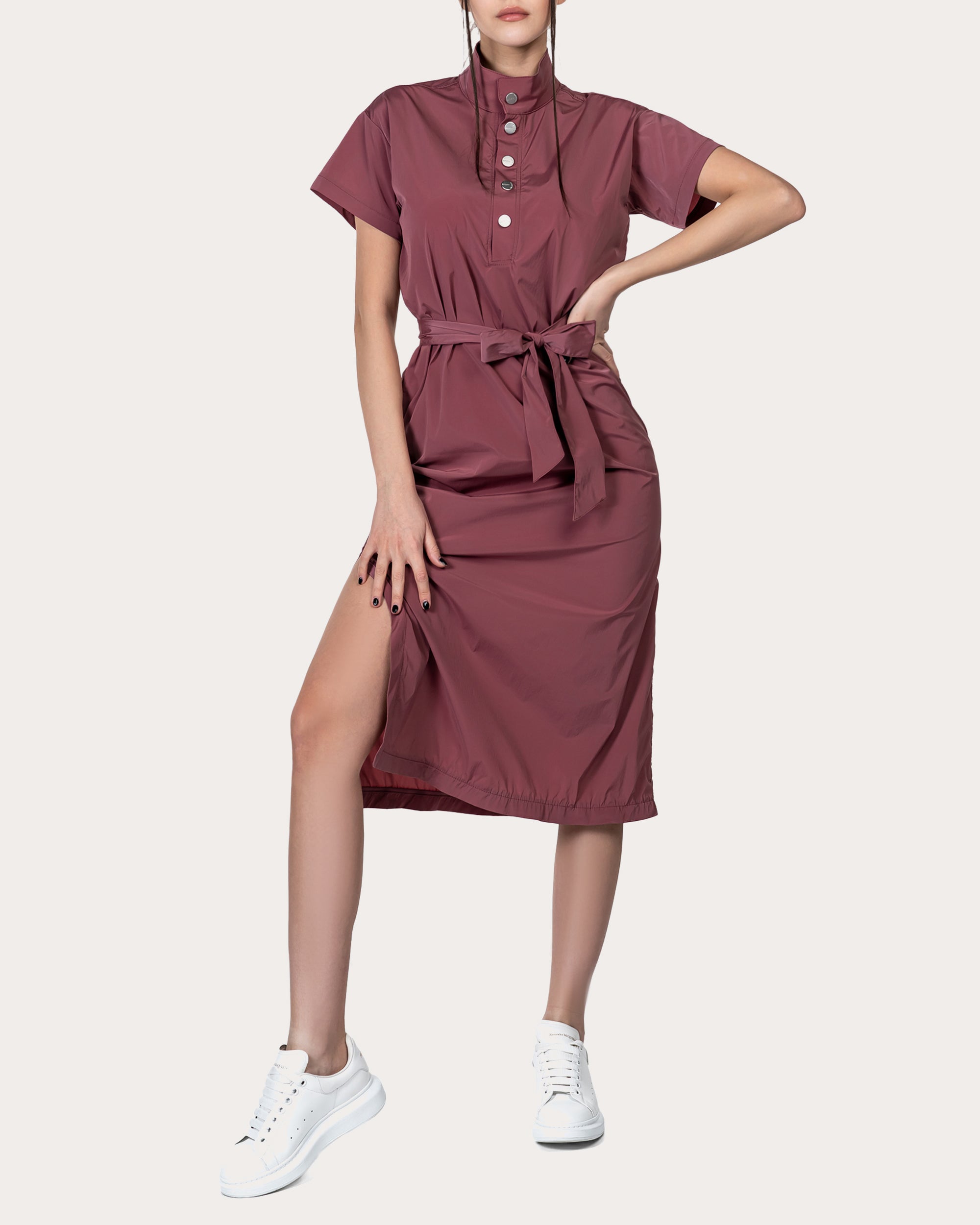 Short sleeve ribbon dress - D24370