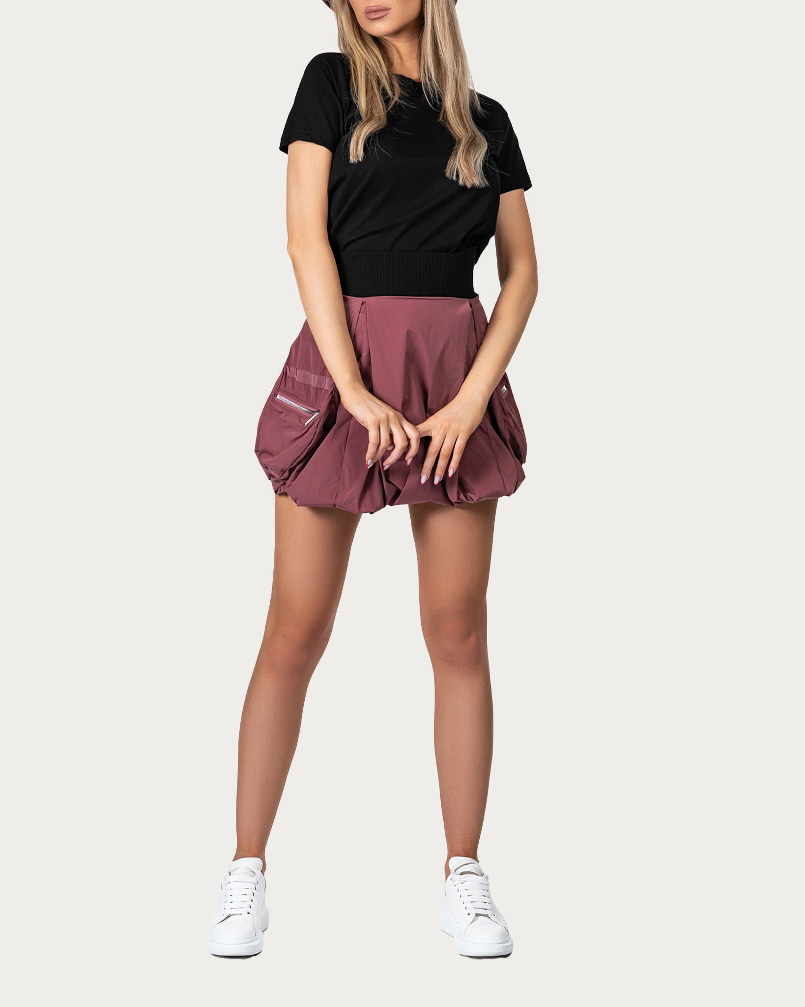 Crinoline short skirt - F24354